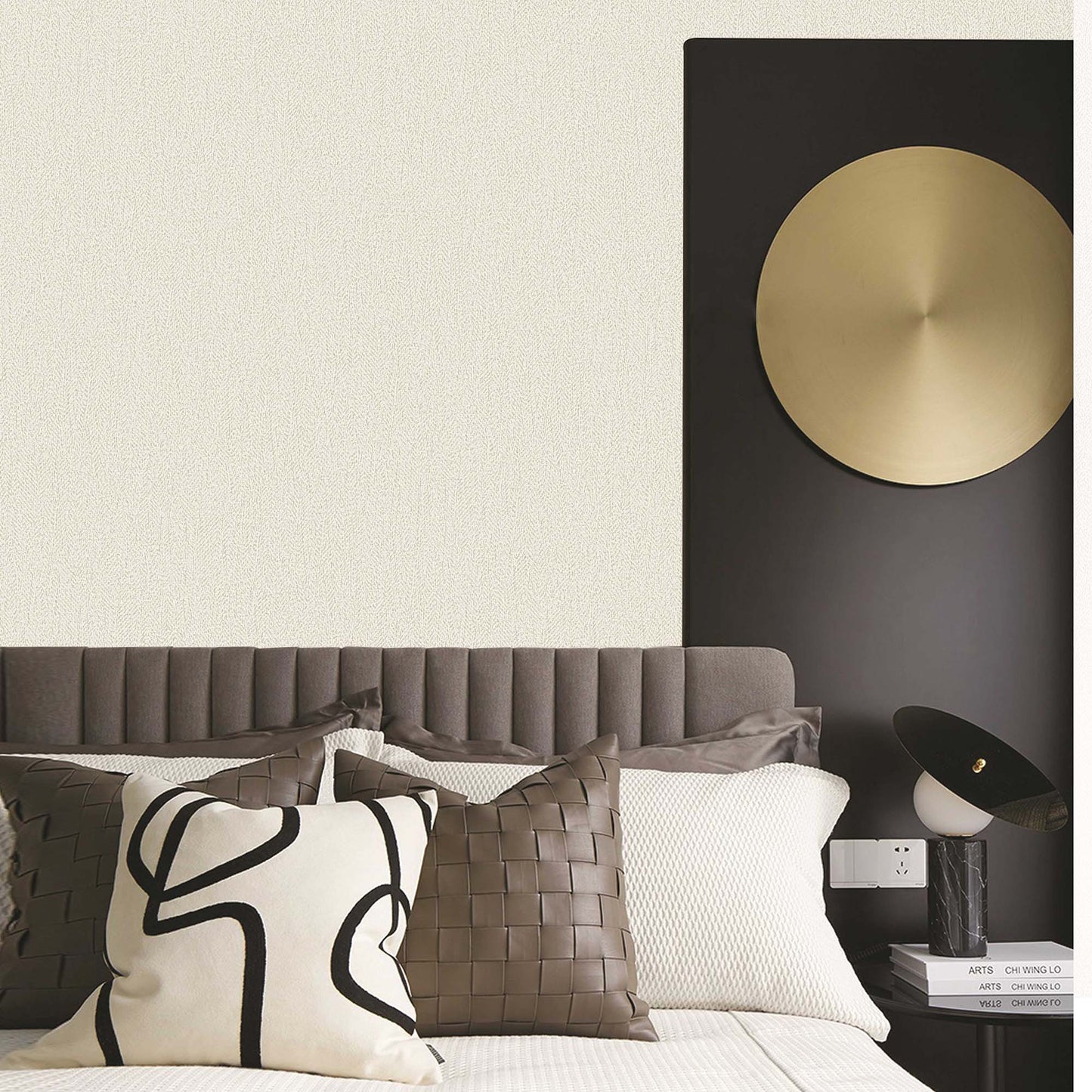 Textured Wallpaper Abstract in Beige