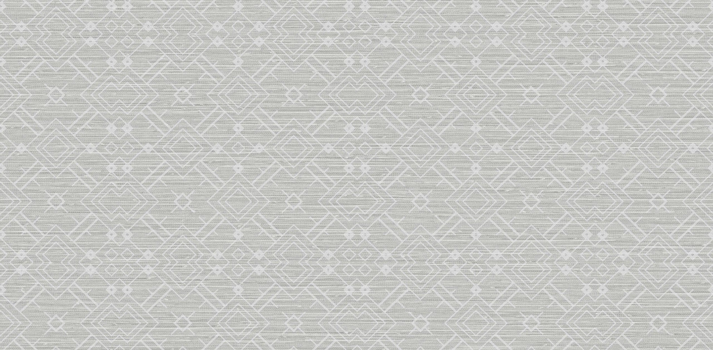 Textured Wallpaper Geometric in Grey