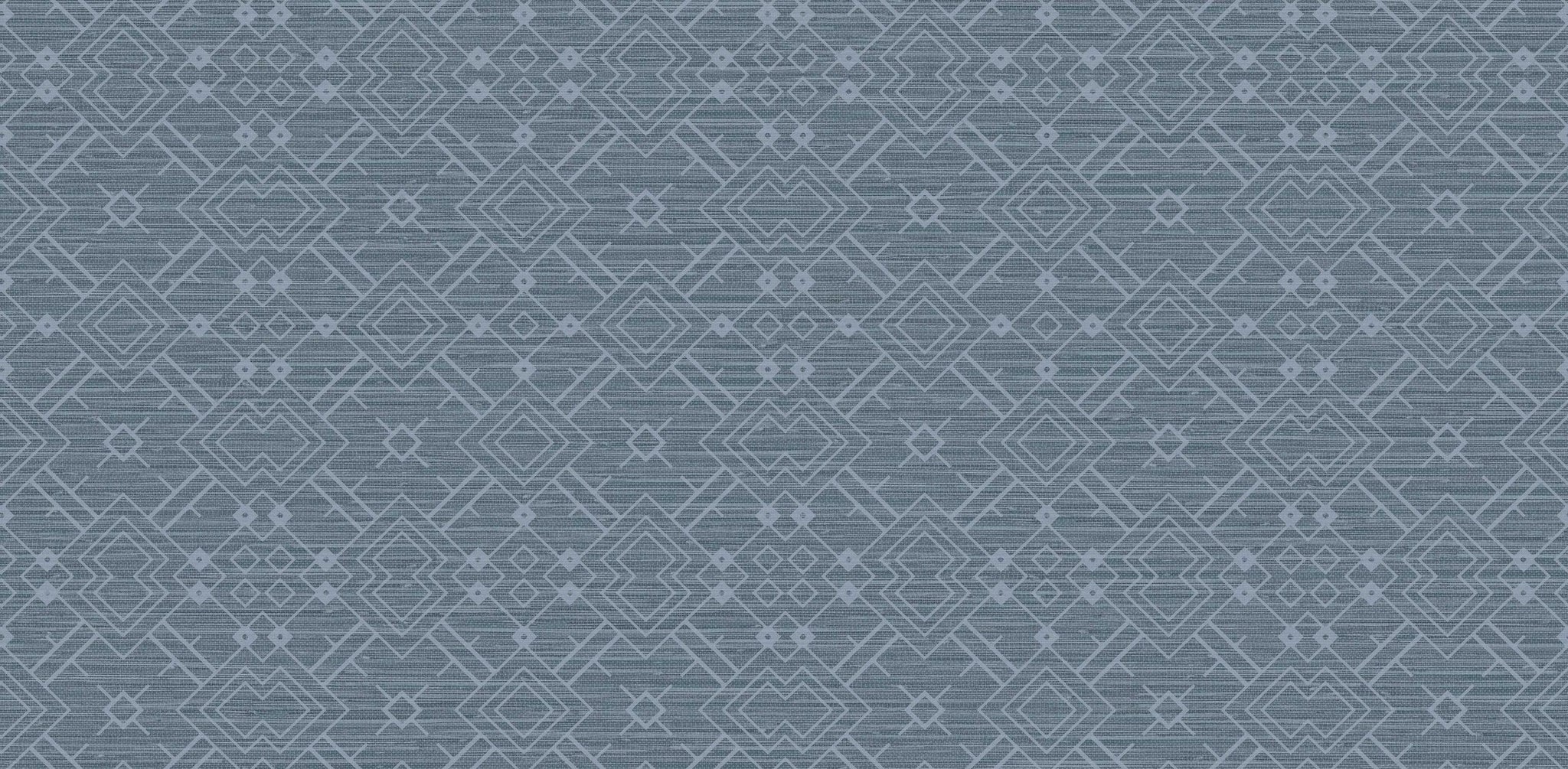 Textured Wallpaper Geometric in Blue