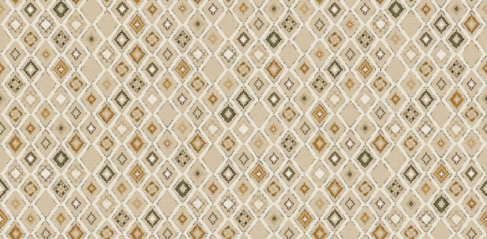 Textured Wallpaper Geometric in Beige