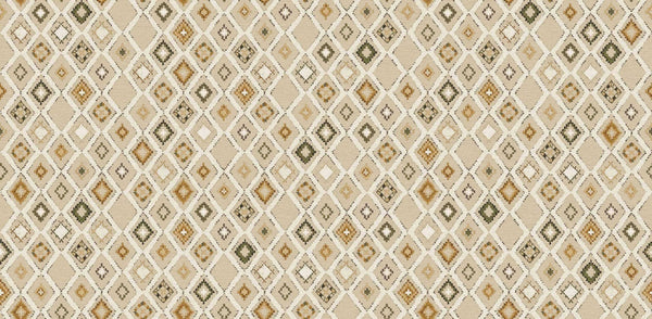Textured Wallpaper Geometric in Beige
