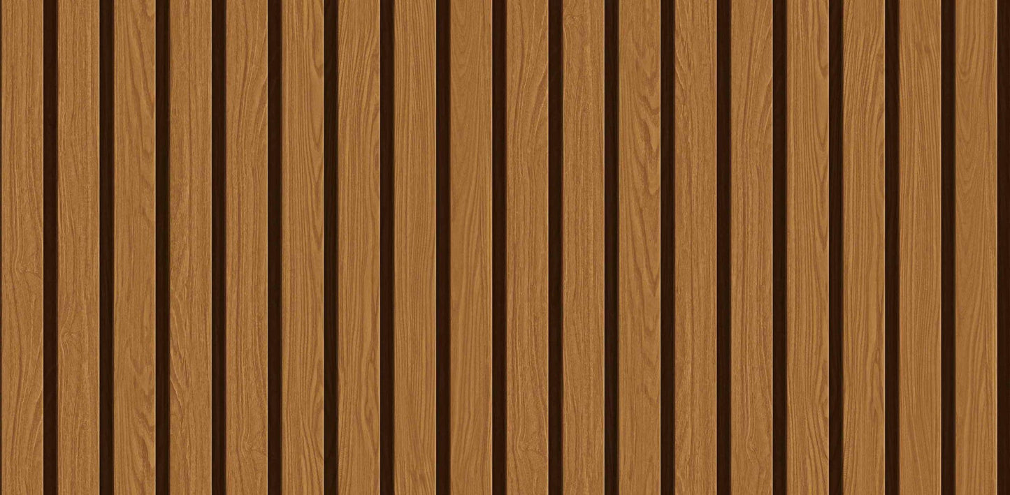 Textured Wallpaper Wood in Brown