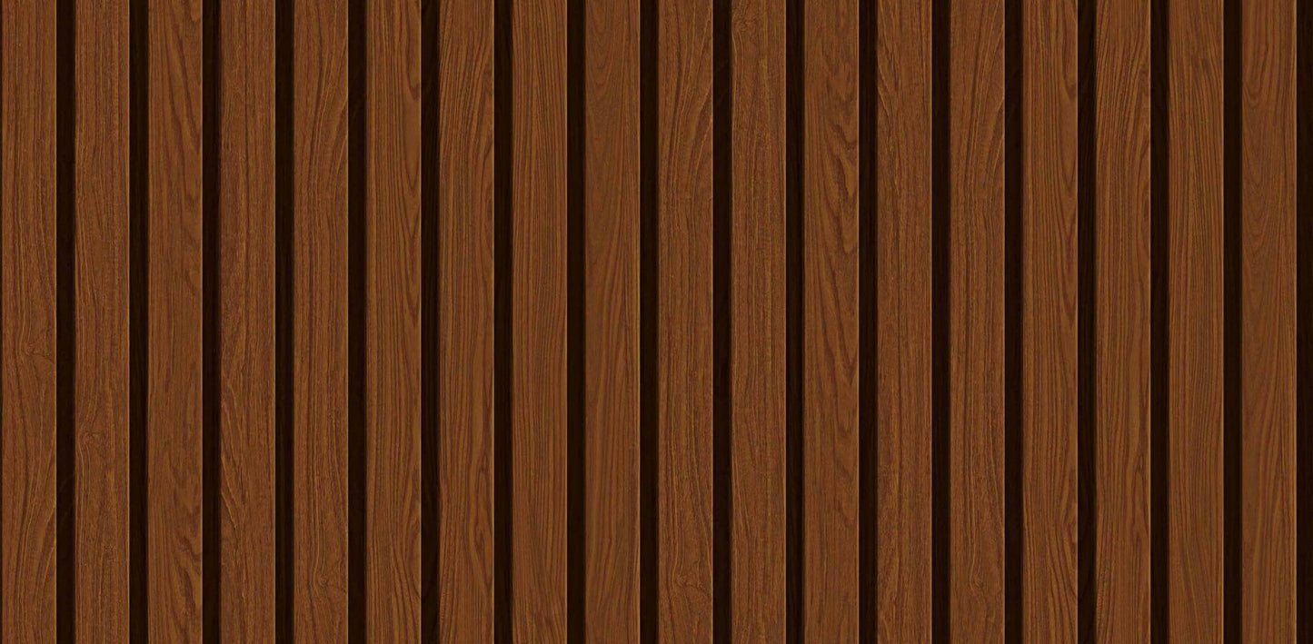 Textured Wallpaper Wood in Chestnut