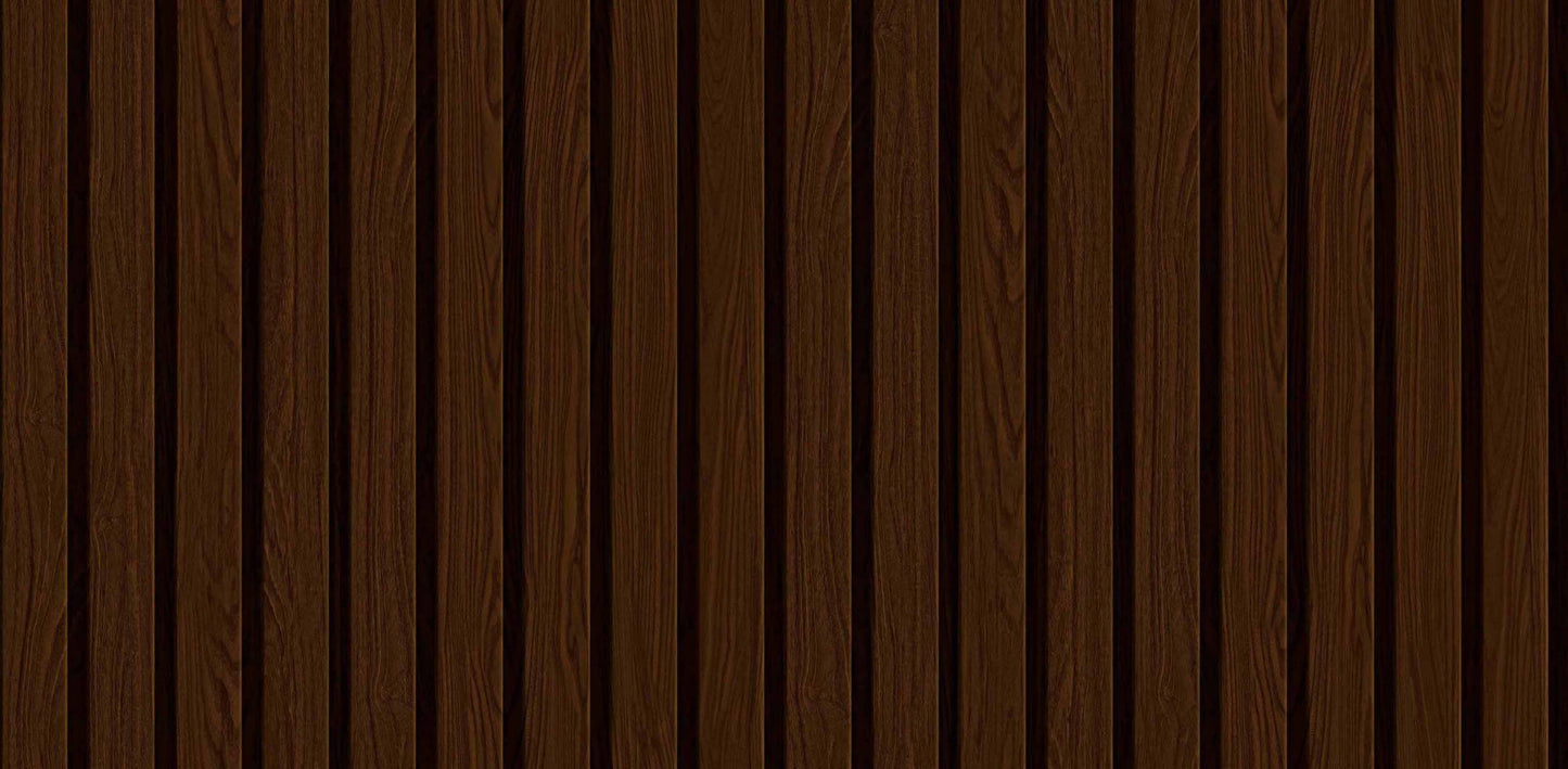 Textured Wallpaper Wood in Dark Brown