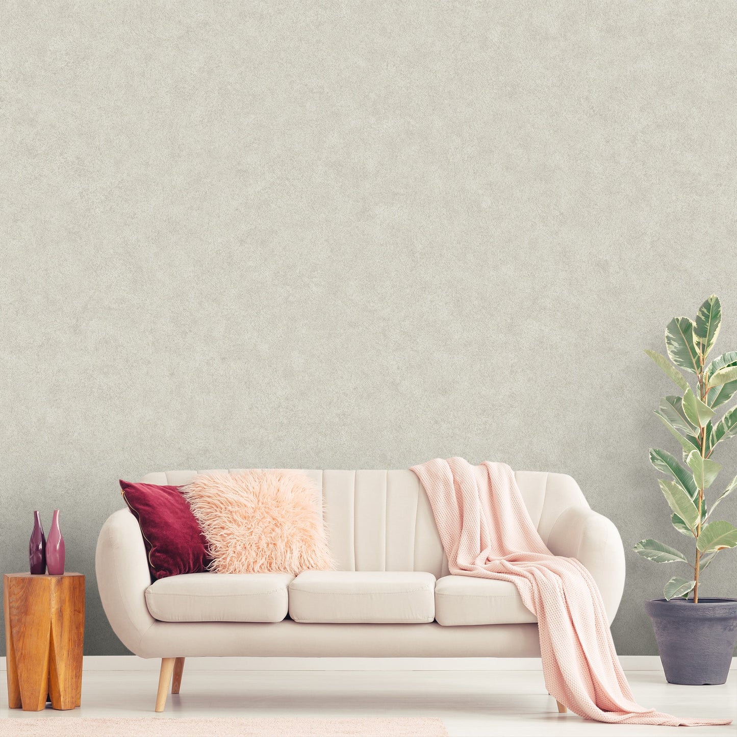 Textured Wallpaper Abstract in Beige