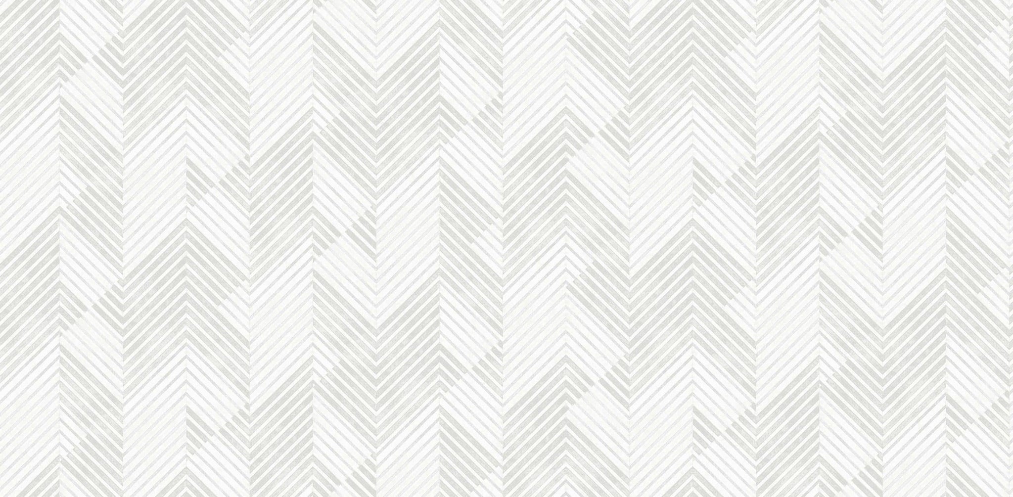 Textured Wallpaper Chevron in White|Grey