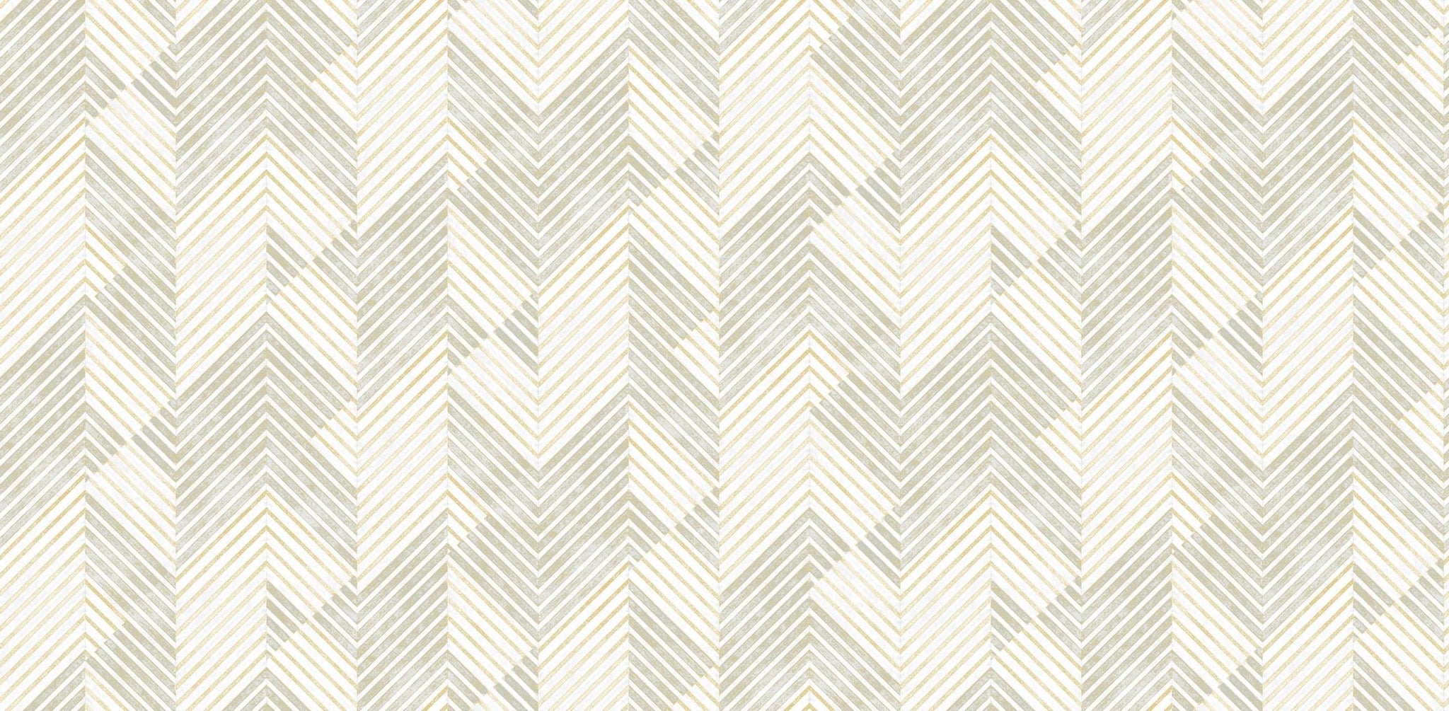 Textured Wallpaper Chevron in Grey|Cream|Gold