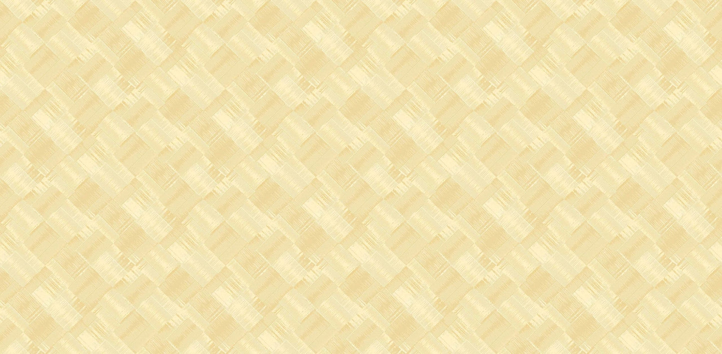 Textured Wallpaper Geometric in Yellow