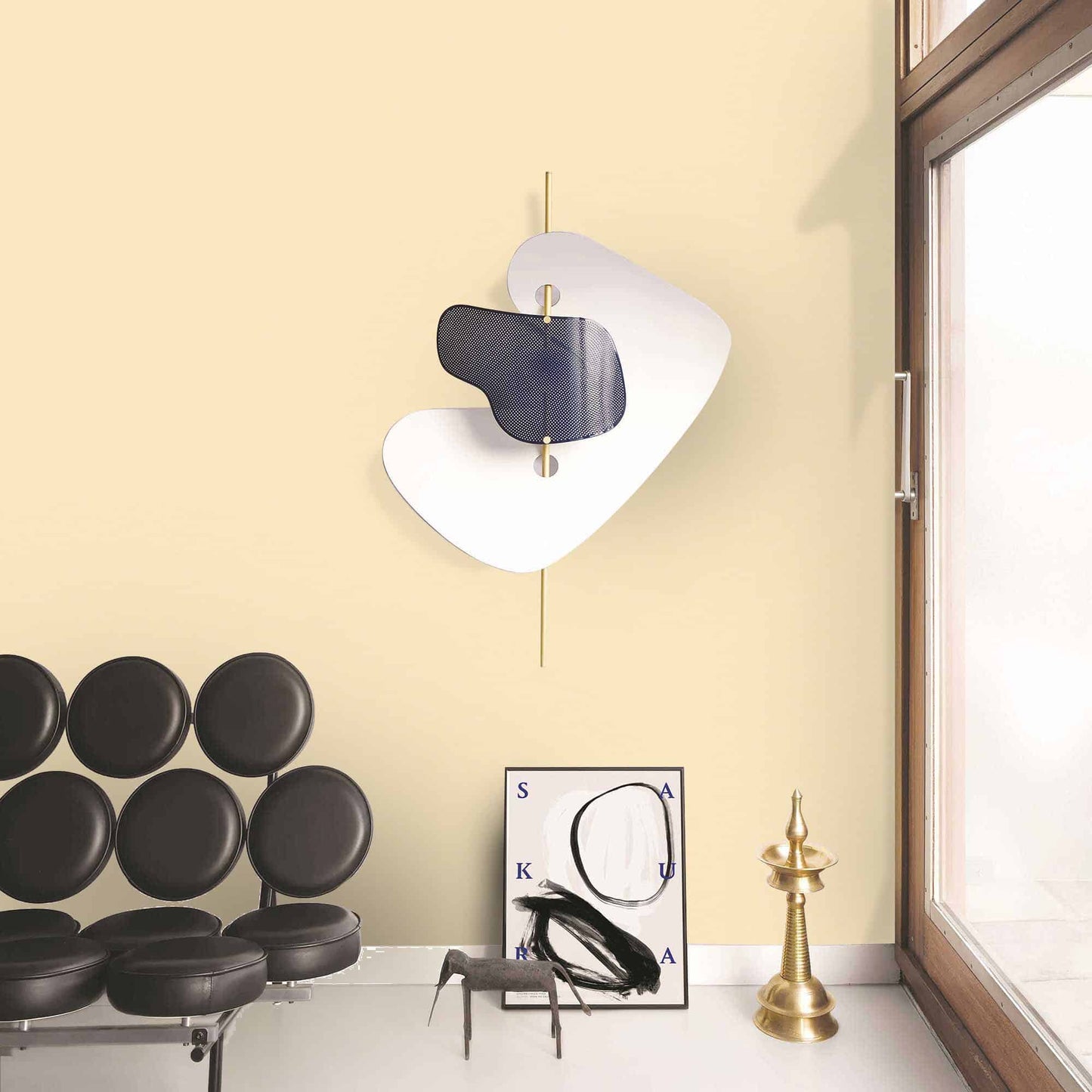 Textured Wallpaper Solid|Grunge in Beige