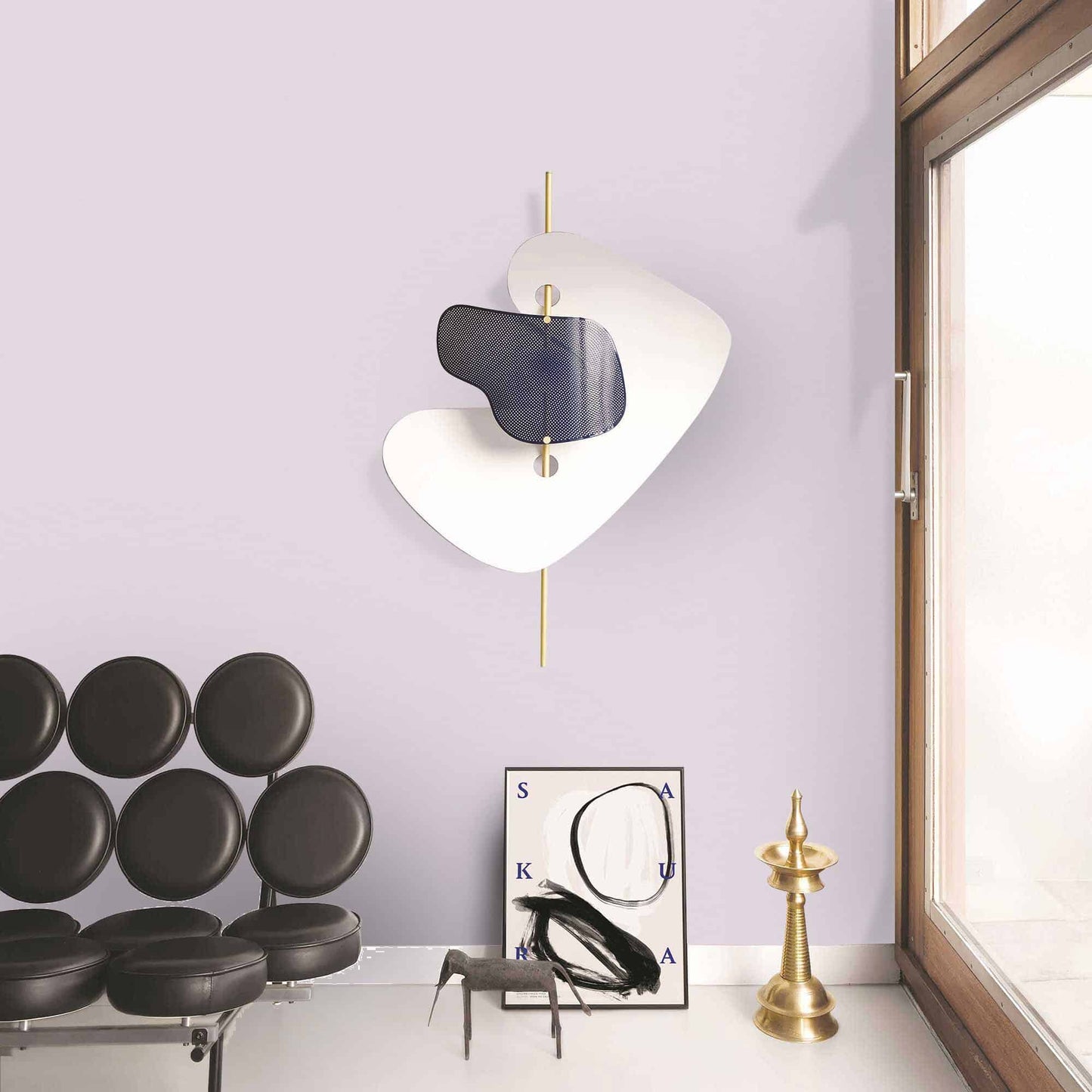 Textured Wallpaper Solid|Grunge in Purple