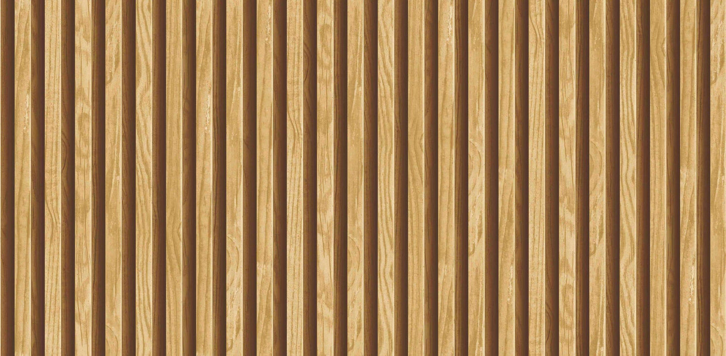 Textured Wallpaper Wood in Yellow