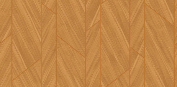 Textured Wallpaper Geometric in Yellow