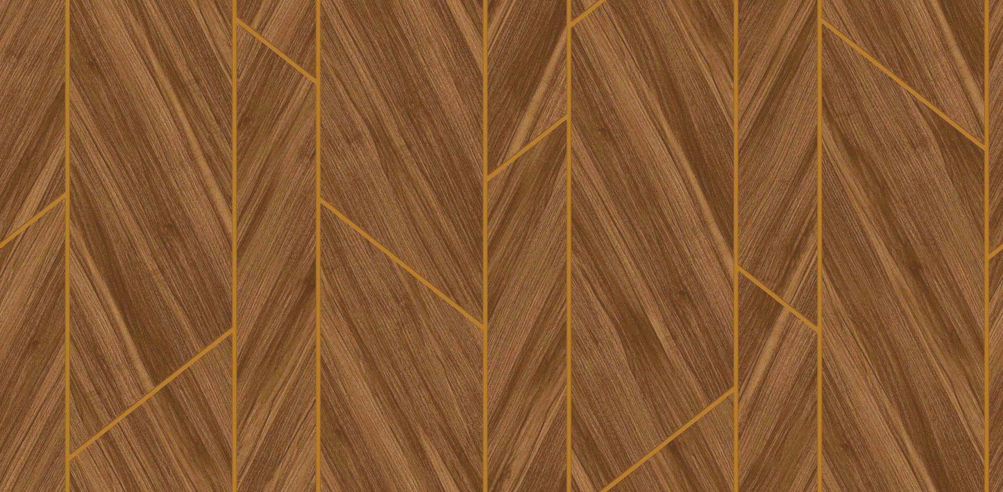 Textured Wallpaper Geometric in Brown