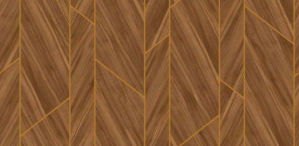 Textured Wallpaper Geometric in Brown