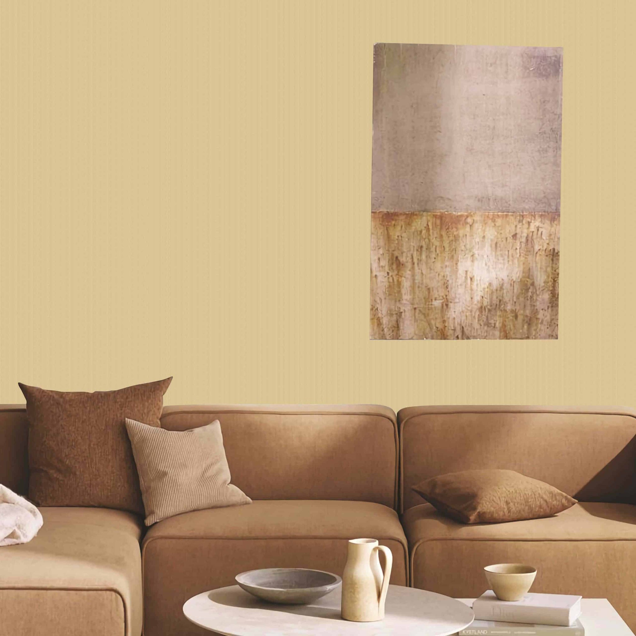 Textured Wallpaper Abstract in Yellow