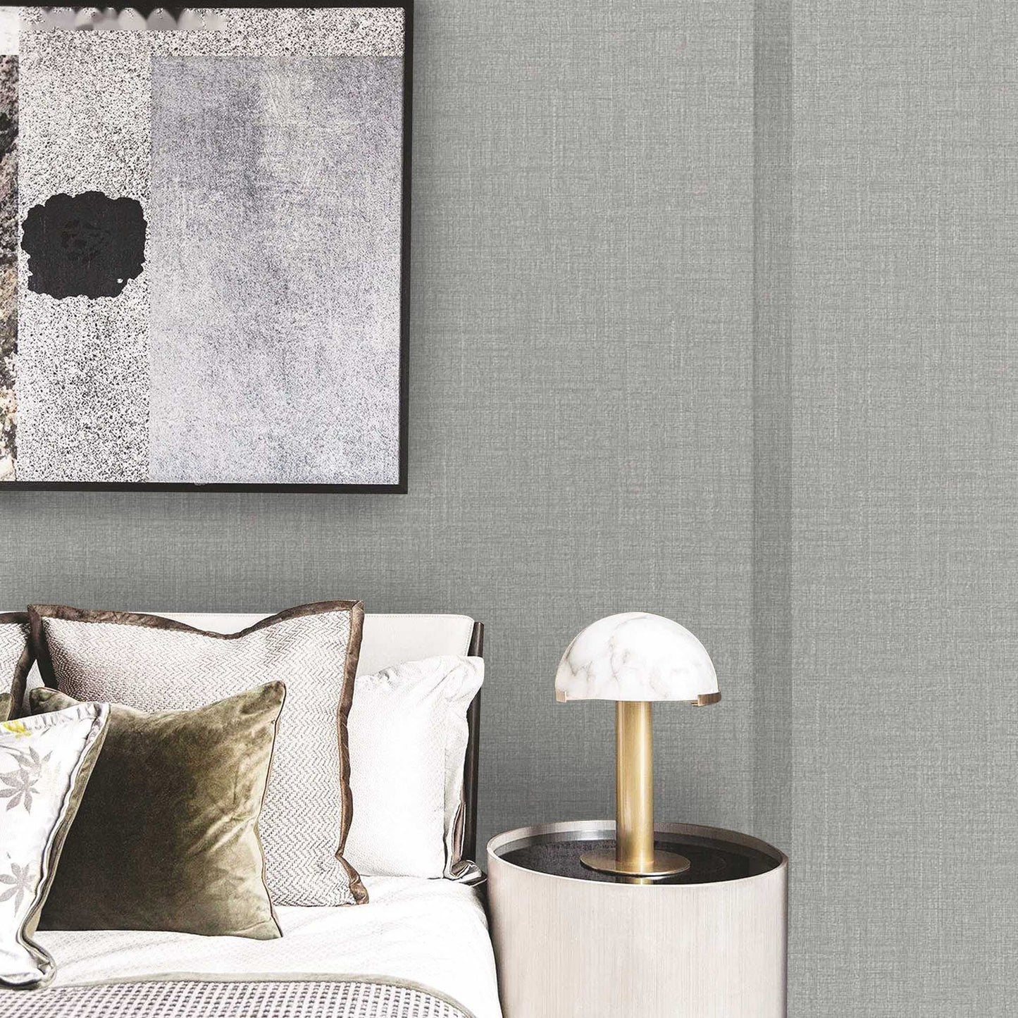 Textured Wallpaper Solid|Grunge in Grey