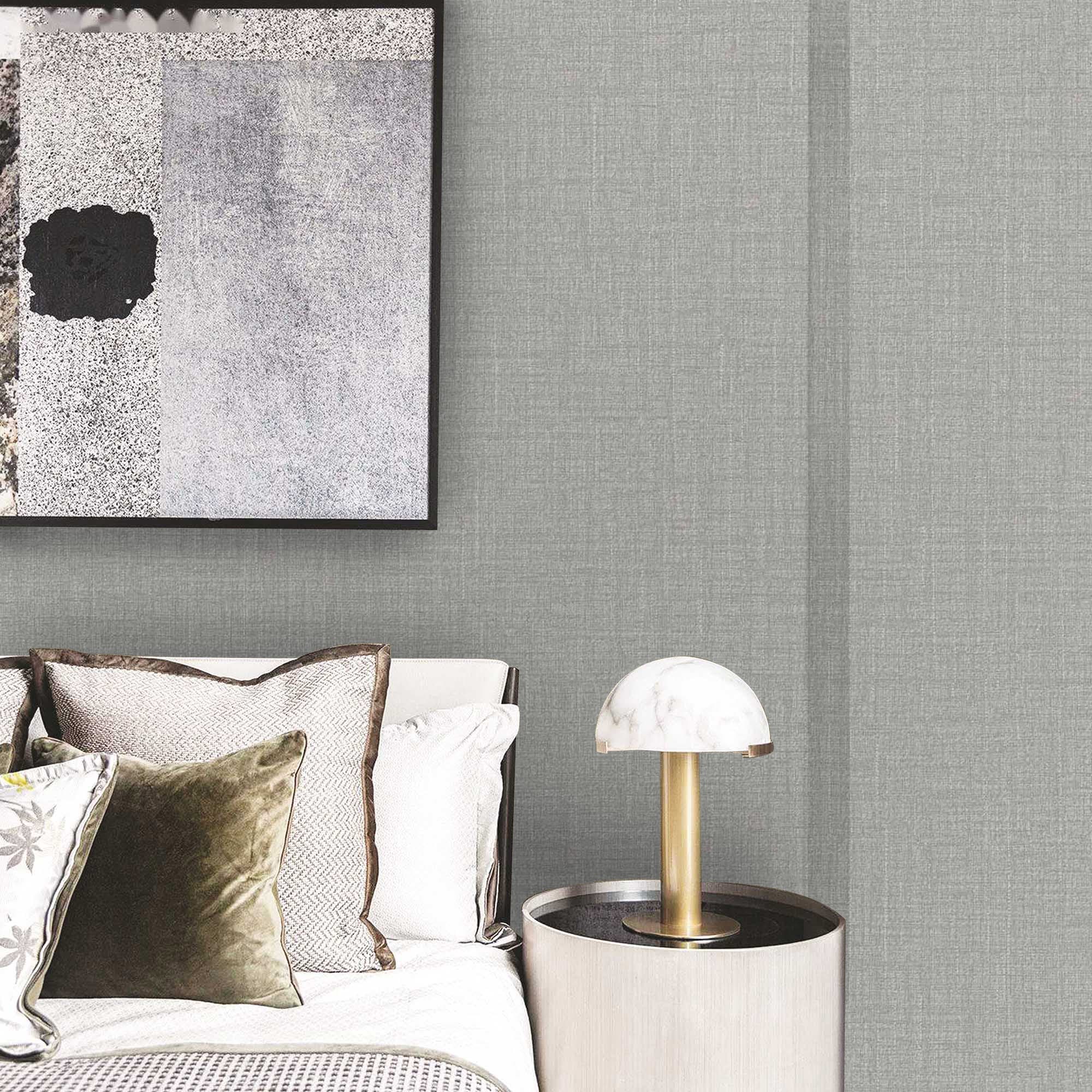 Textured Wallpaper Solid|Grunge in Grey