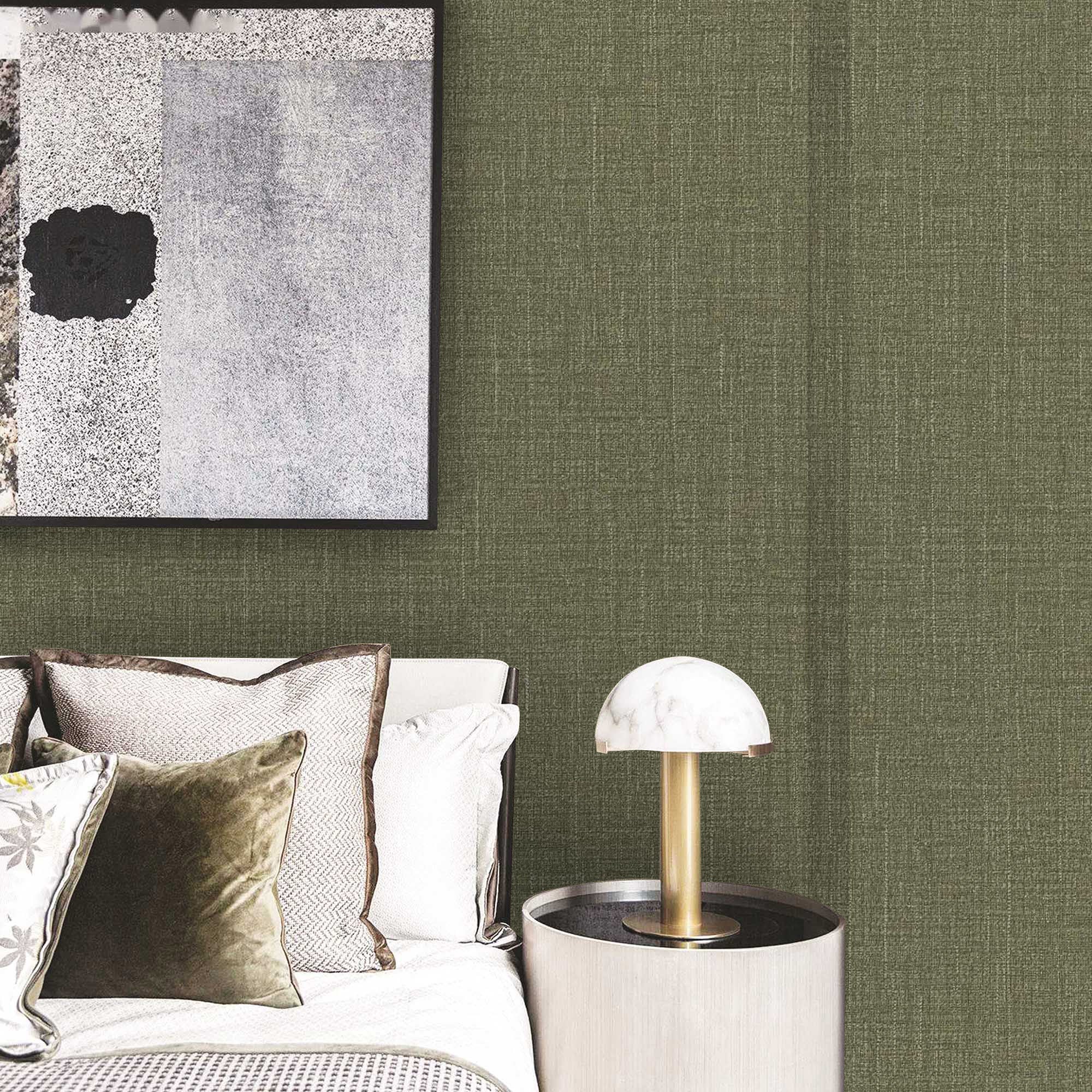 Textured Wallpaper Solid|Grunge in Green