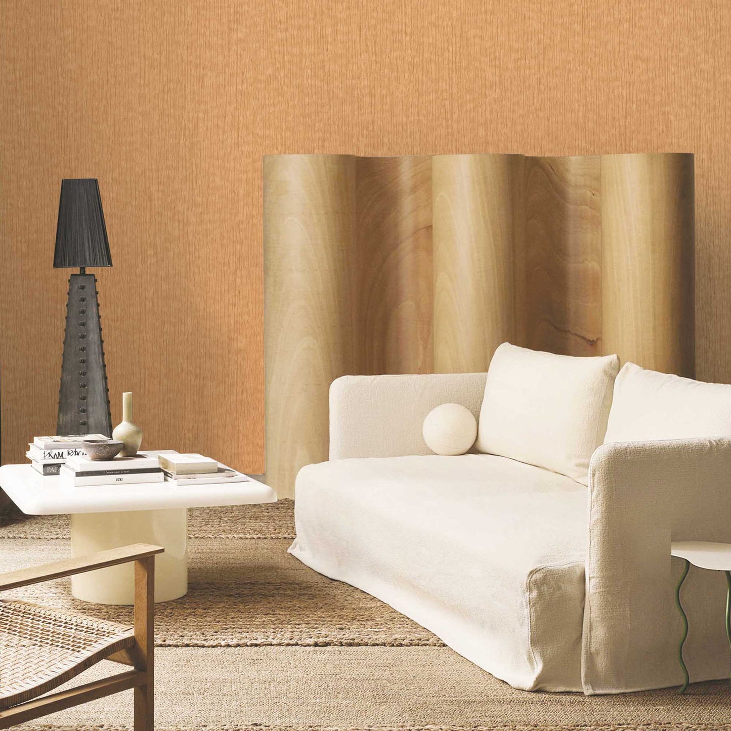 Textured Wallpaper Abstract in Orange