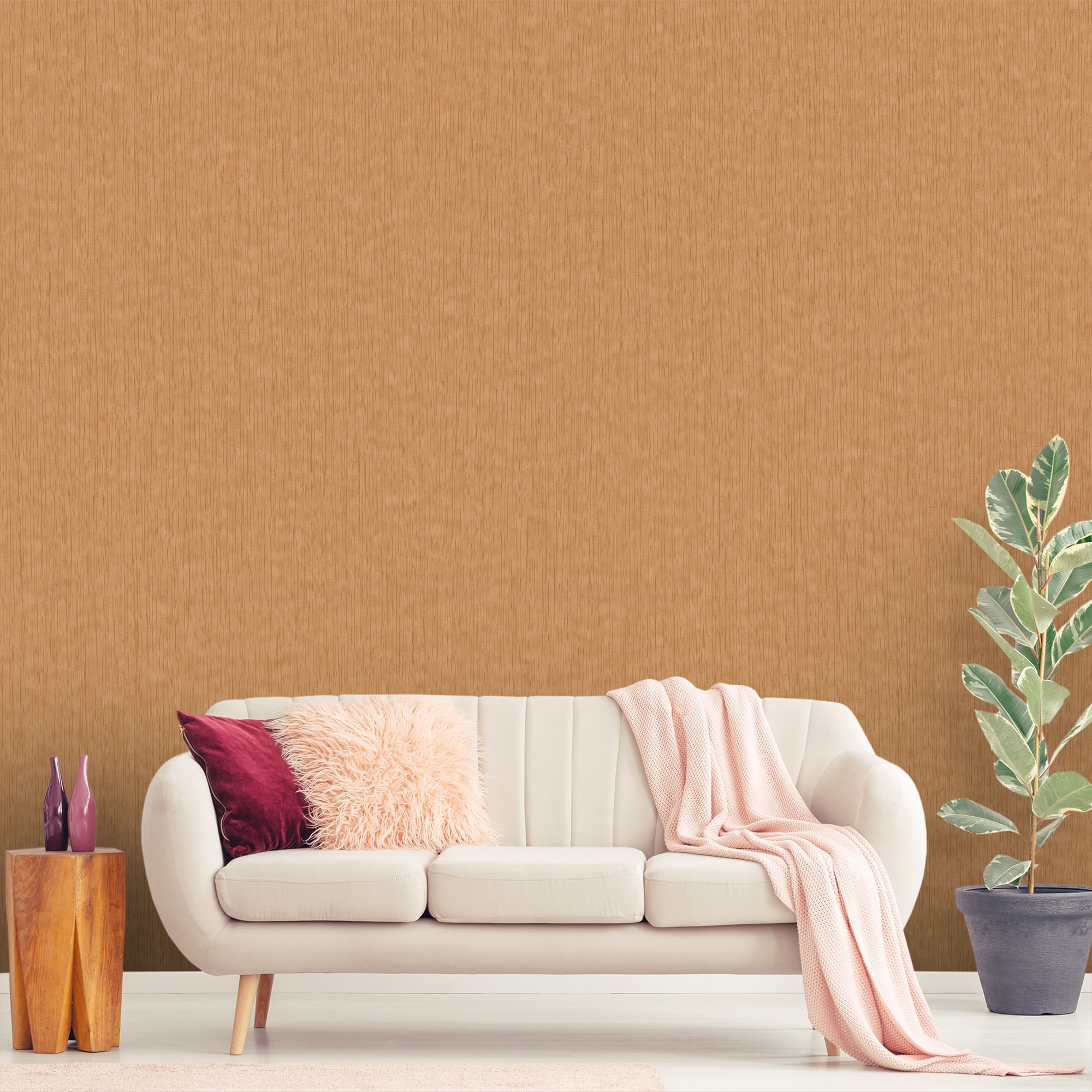 Textured Wallpaper Abstract in Orange