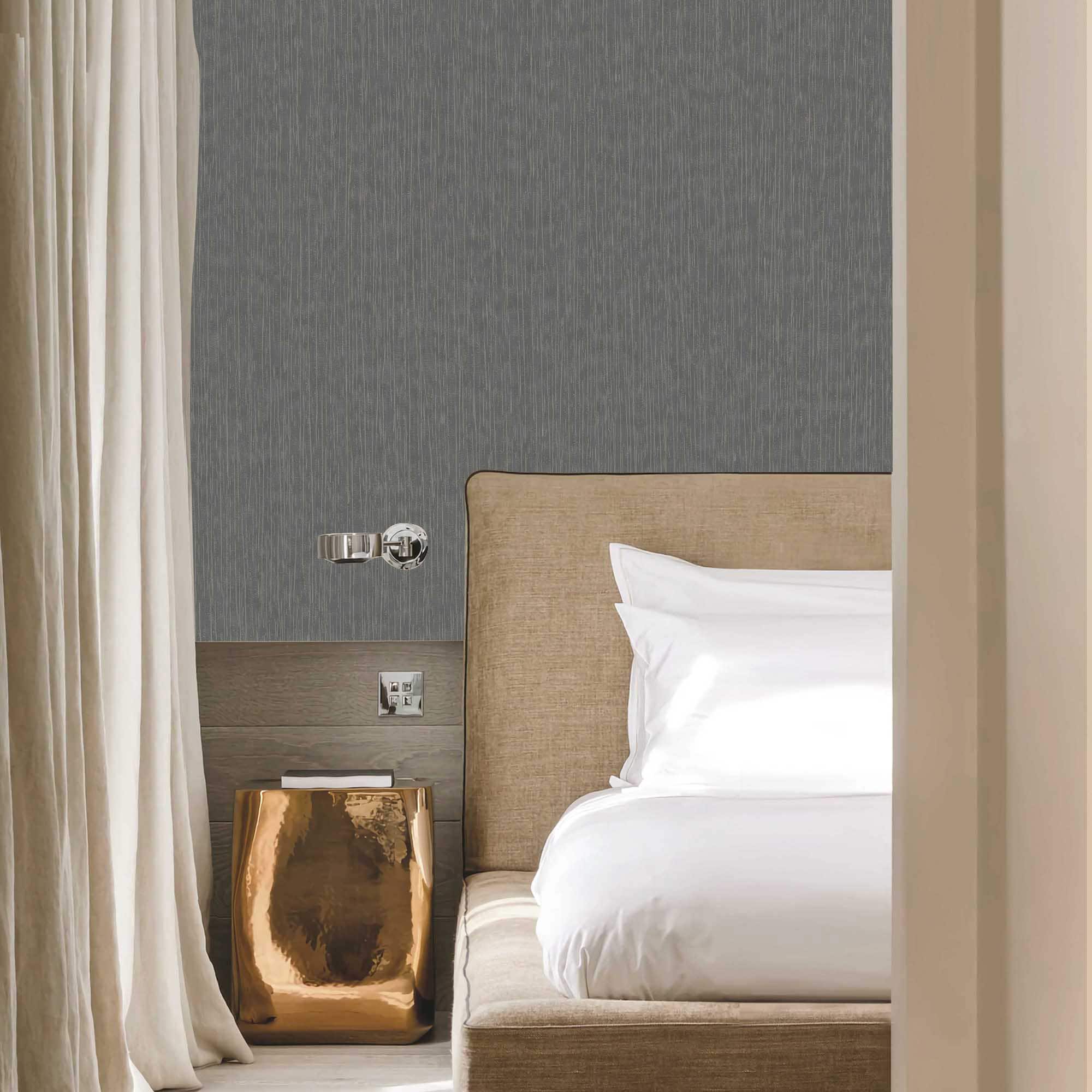 Textured Wallpaper Abstract in Black