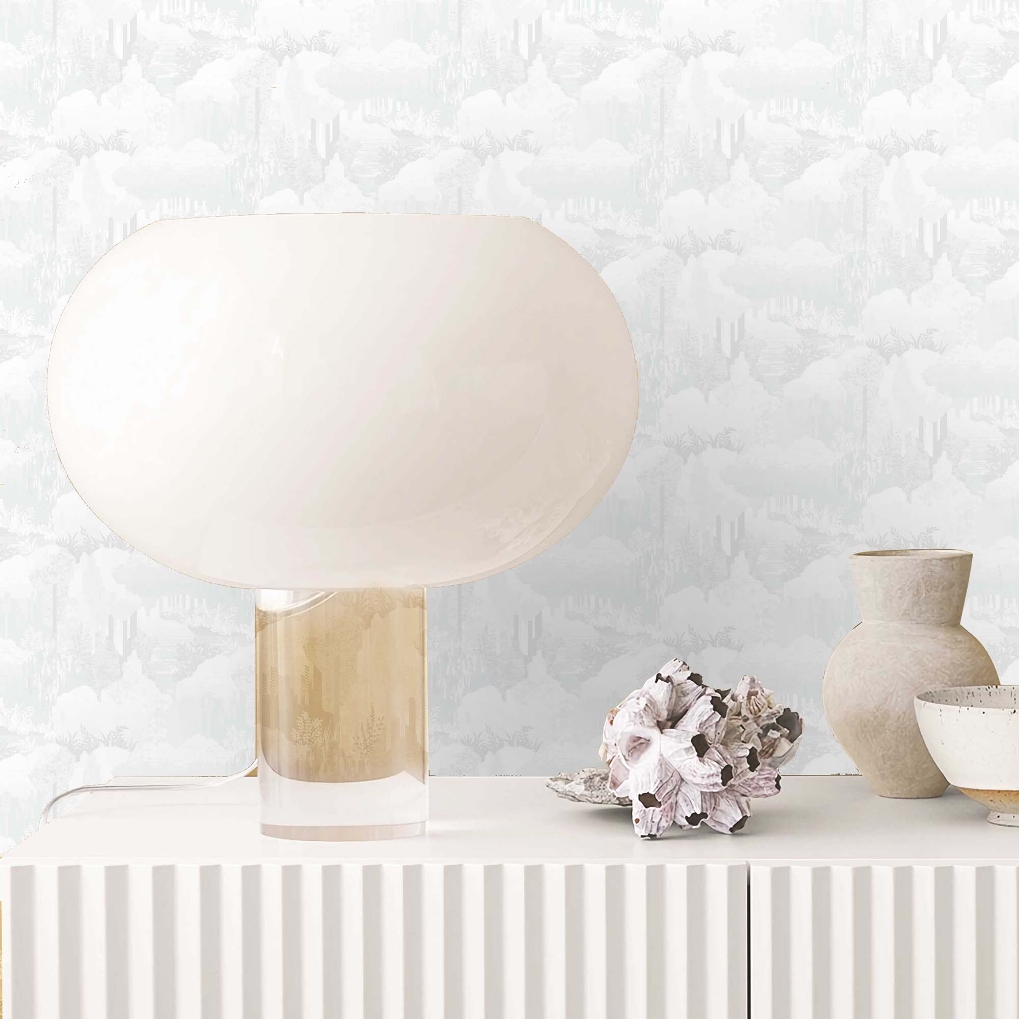 Textured Wallpaper Vintage in White