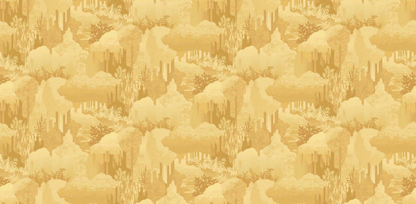 Textured Wallpaper Vintage in Gold
