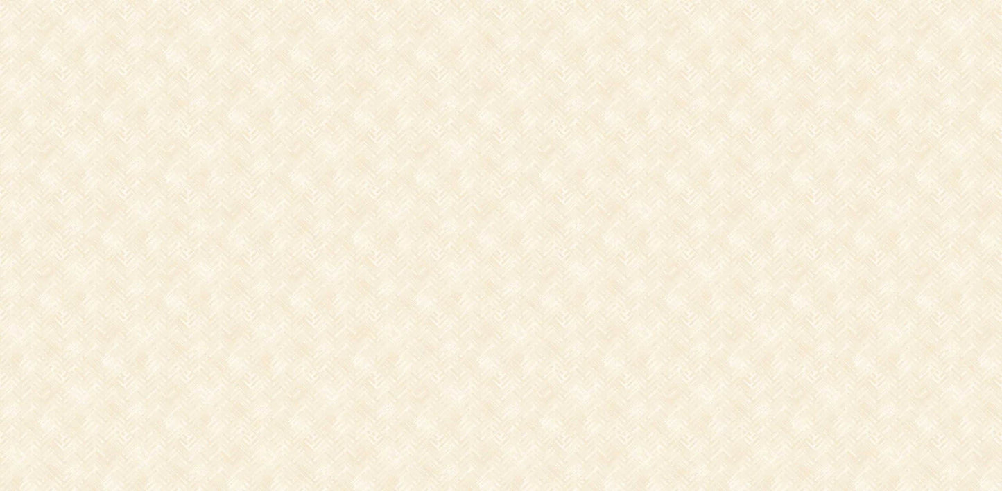 Textured Wallpaper Herringbone in Ivory