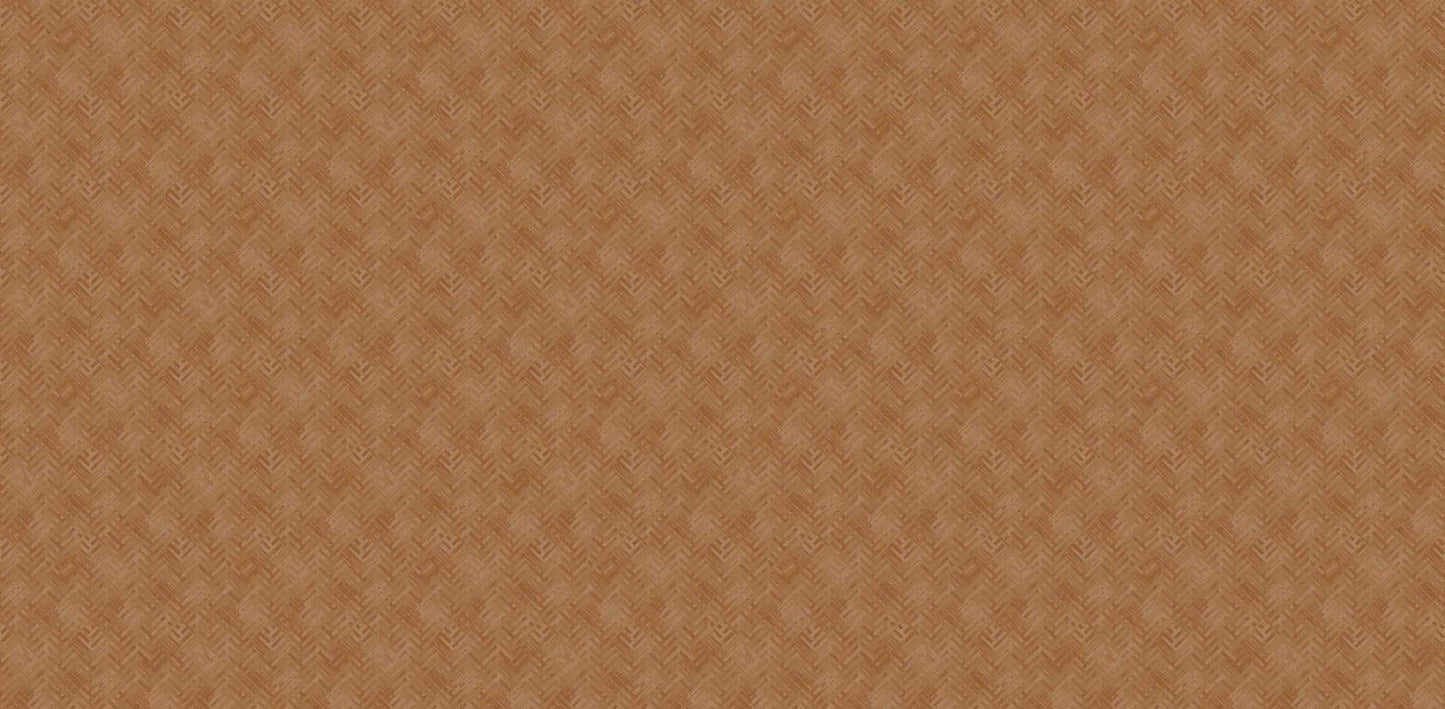 Textured Wallpaper Herringbone in Brown