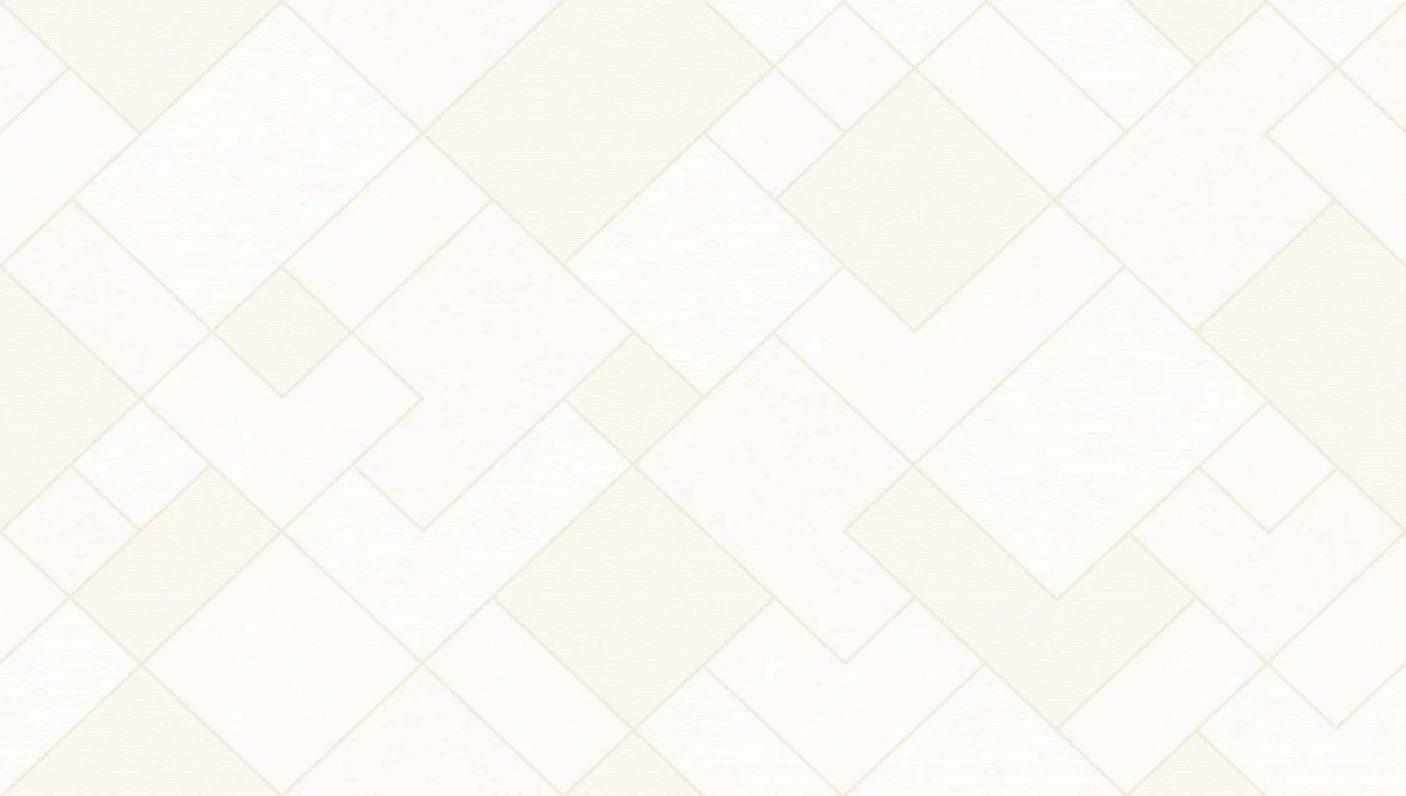 Textured Wallpaper Geometric|Fabric in White