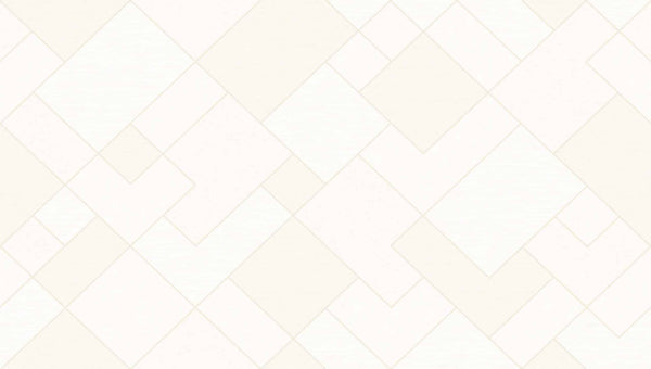 Textured Wallpaper Geometric|Fabric in White