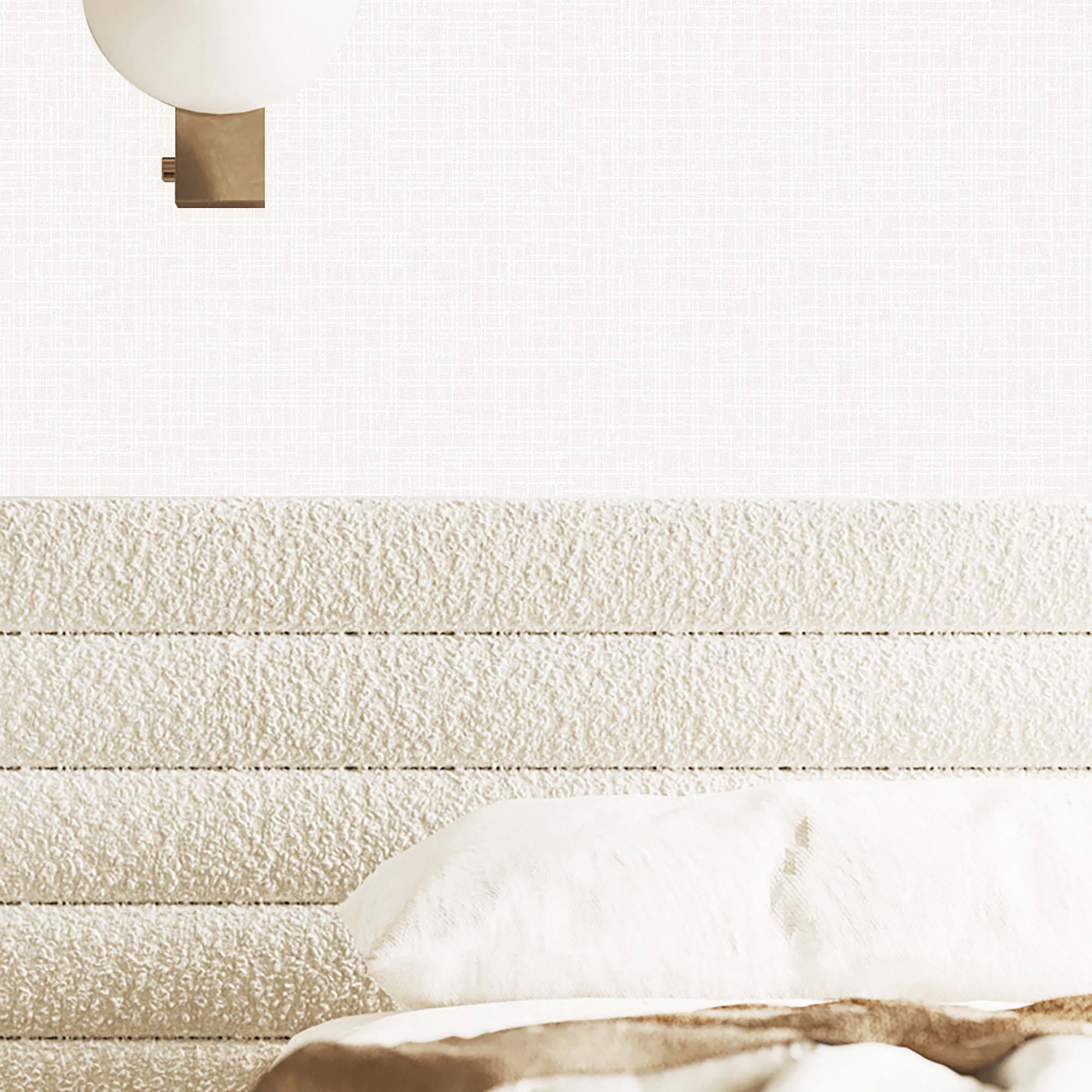 Textured Wallpaper Abstract|Fabric in Cream