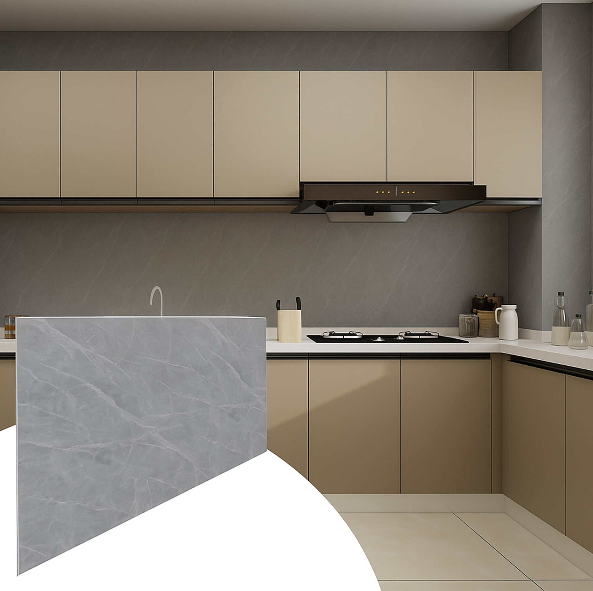 Faux Stone Wall Panels - 2 ft X 4 ft - Waterproof, Matte Textured, DIY Friendly Indoor Wall Cladding  - Dark Grey