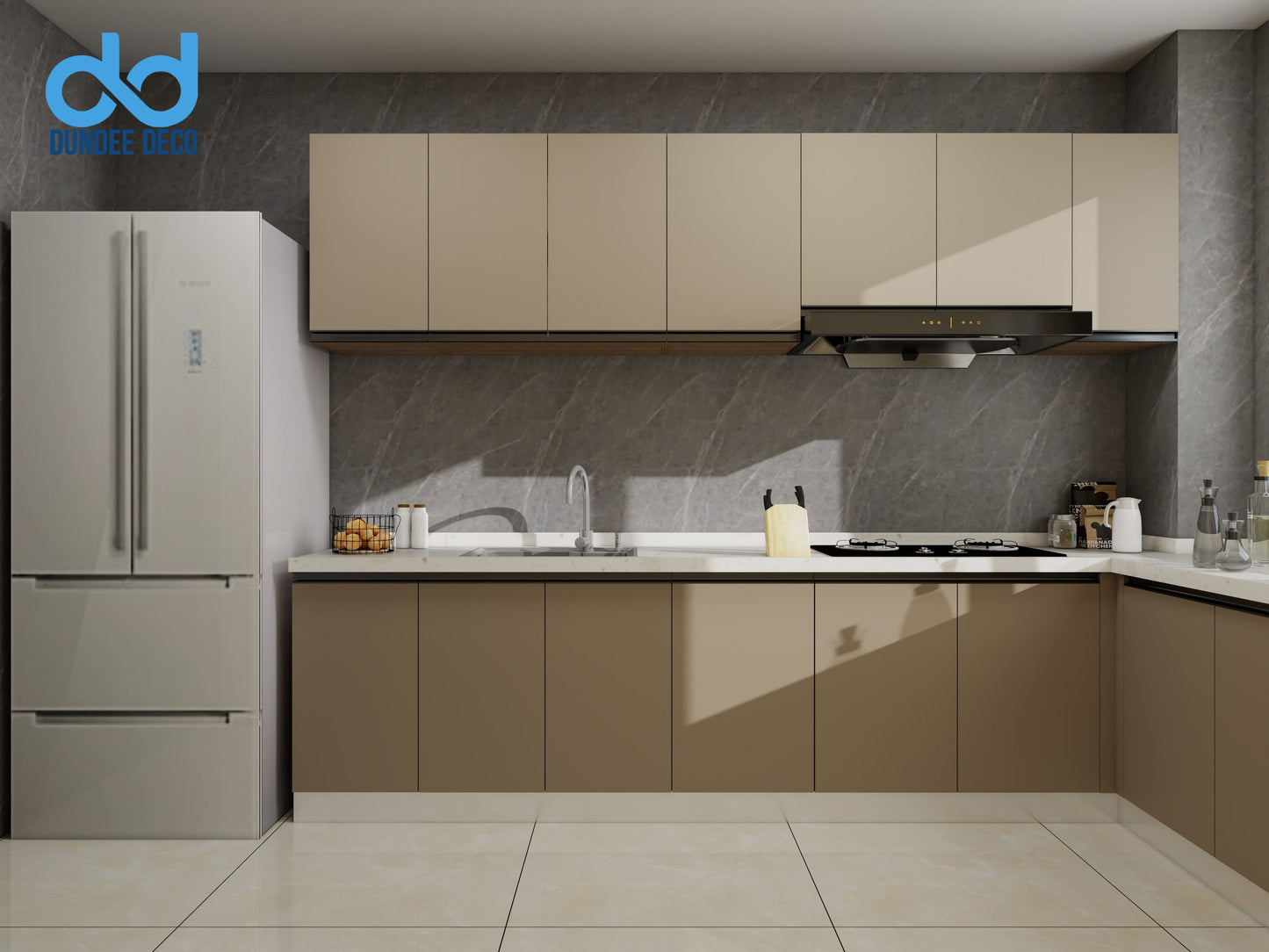 SPC panels Stone in Dark Grey