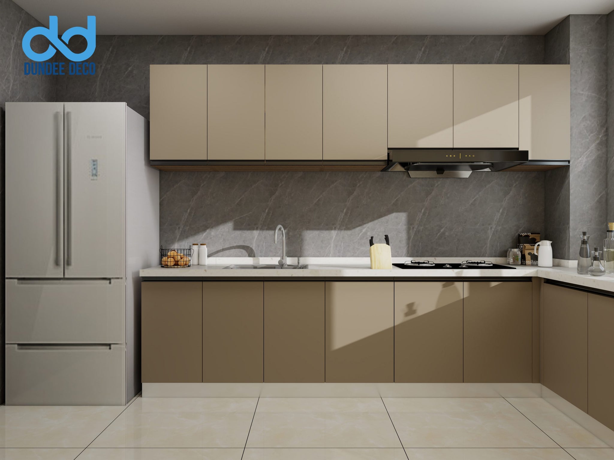 SPC panels Stone in Dark Grey