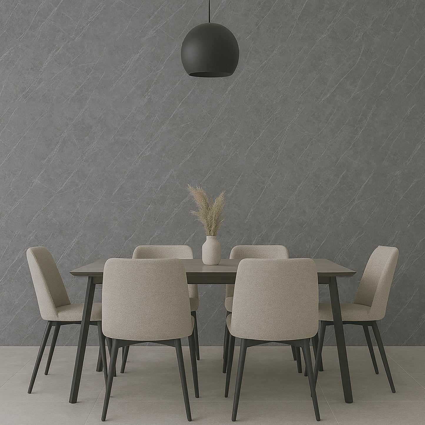 SPC panels Stone in Dark Grey