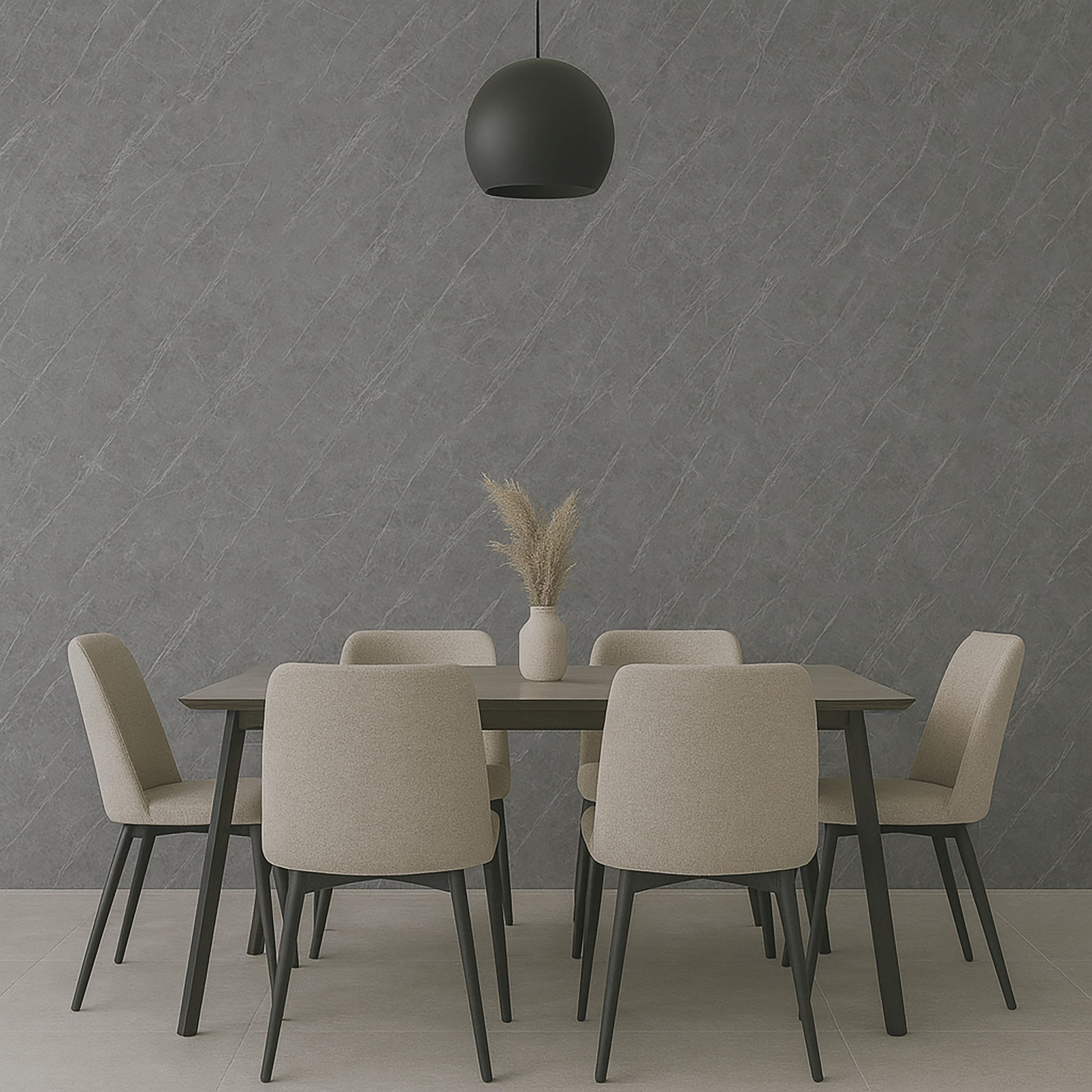 SPC panels Stone in Dark Grey