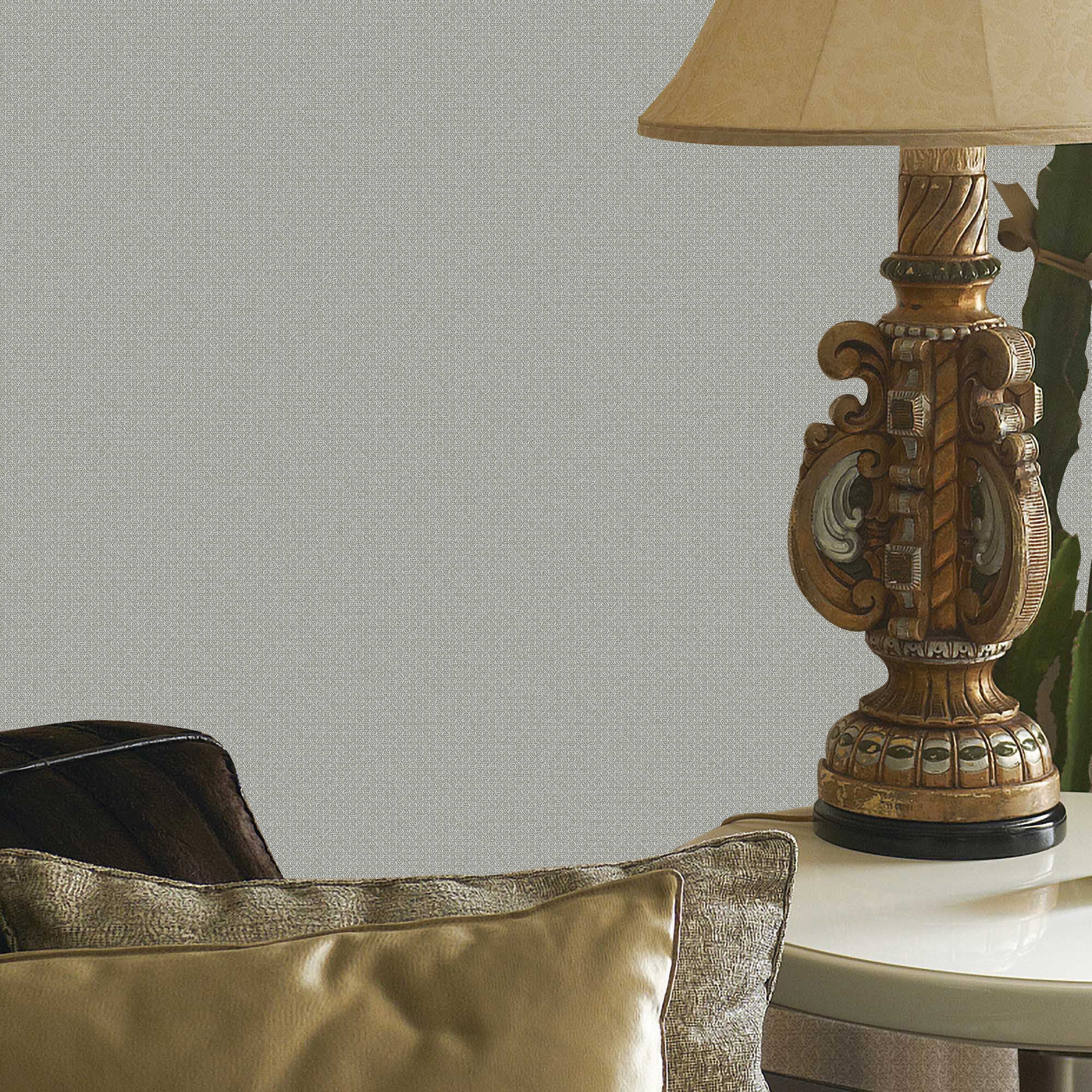 Textured Wallpaper Fabric in Grey