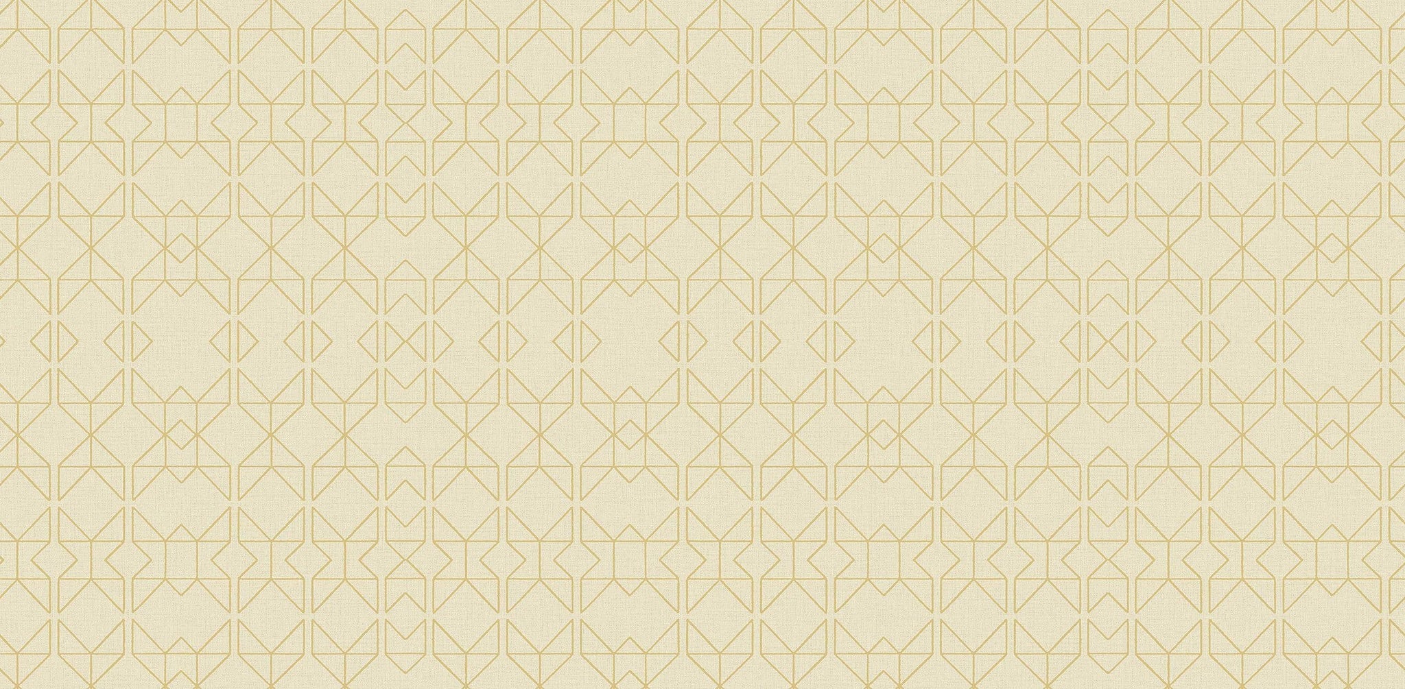 Textured Wallpaper Trellis|Geometric in Yellow|Gold