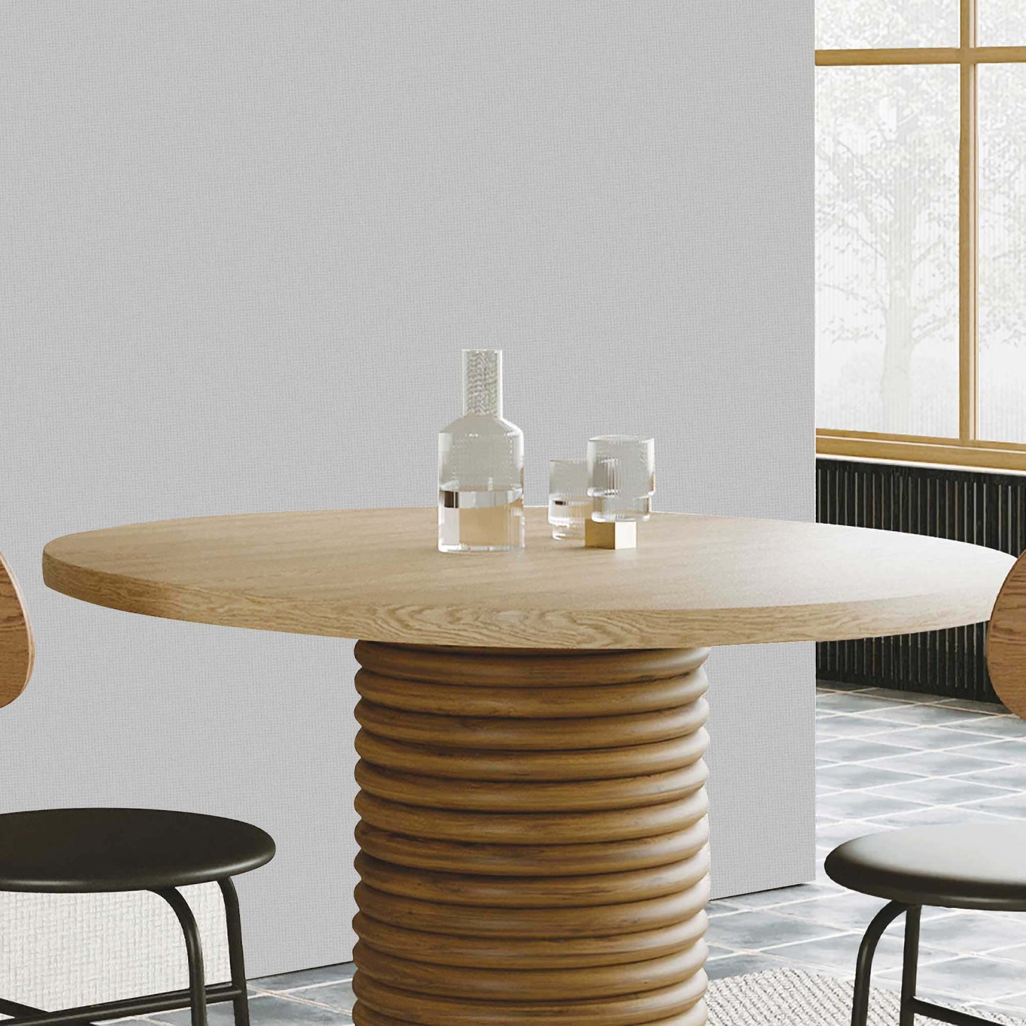 Textured Wallpaper Fabric in White