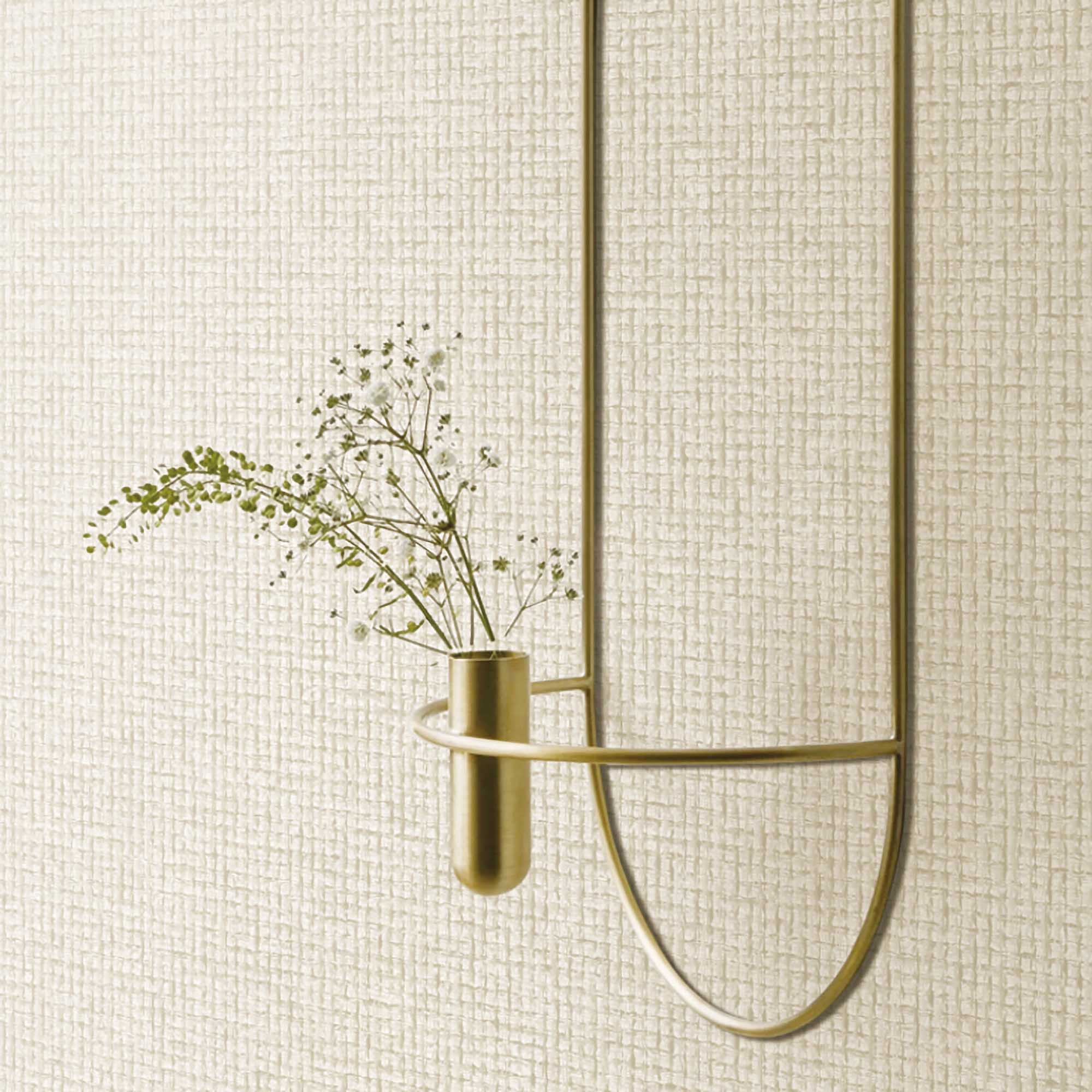 Textured Wallpaper Fabric in Beige