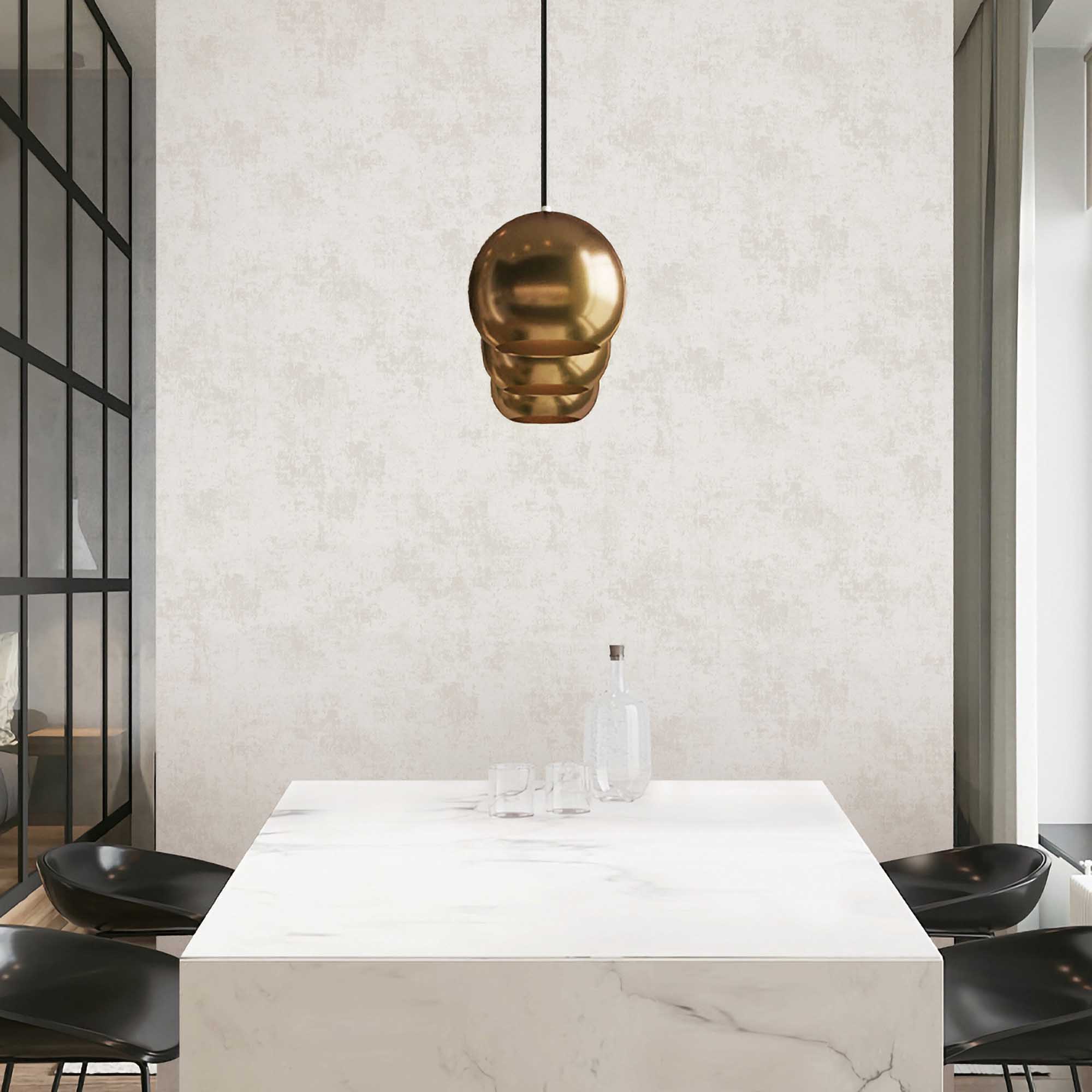 Textured Wallpaper Abstract|Plastered|Distressed in White