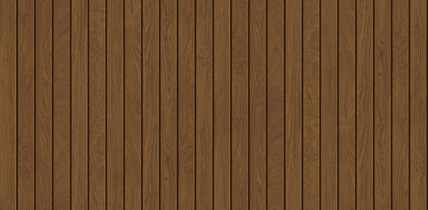 Textured Wallpaper Wood in Dark Brown