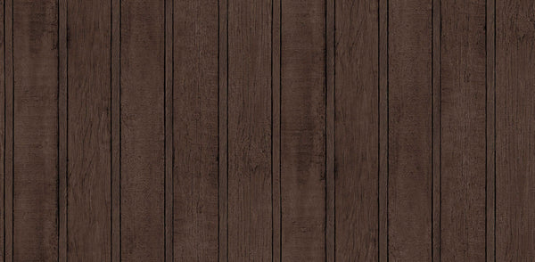 Textured Wallpaper Wood|Rustic in Dark Brown