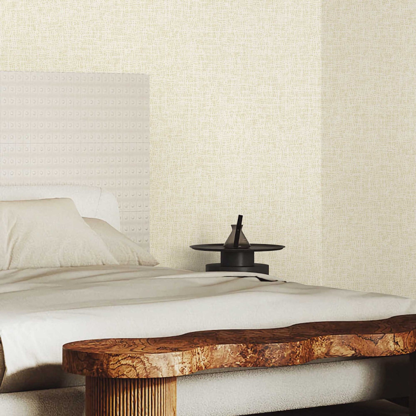 Textured Wallpaper Fabric|Grunge in Beige