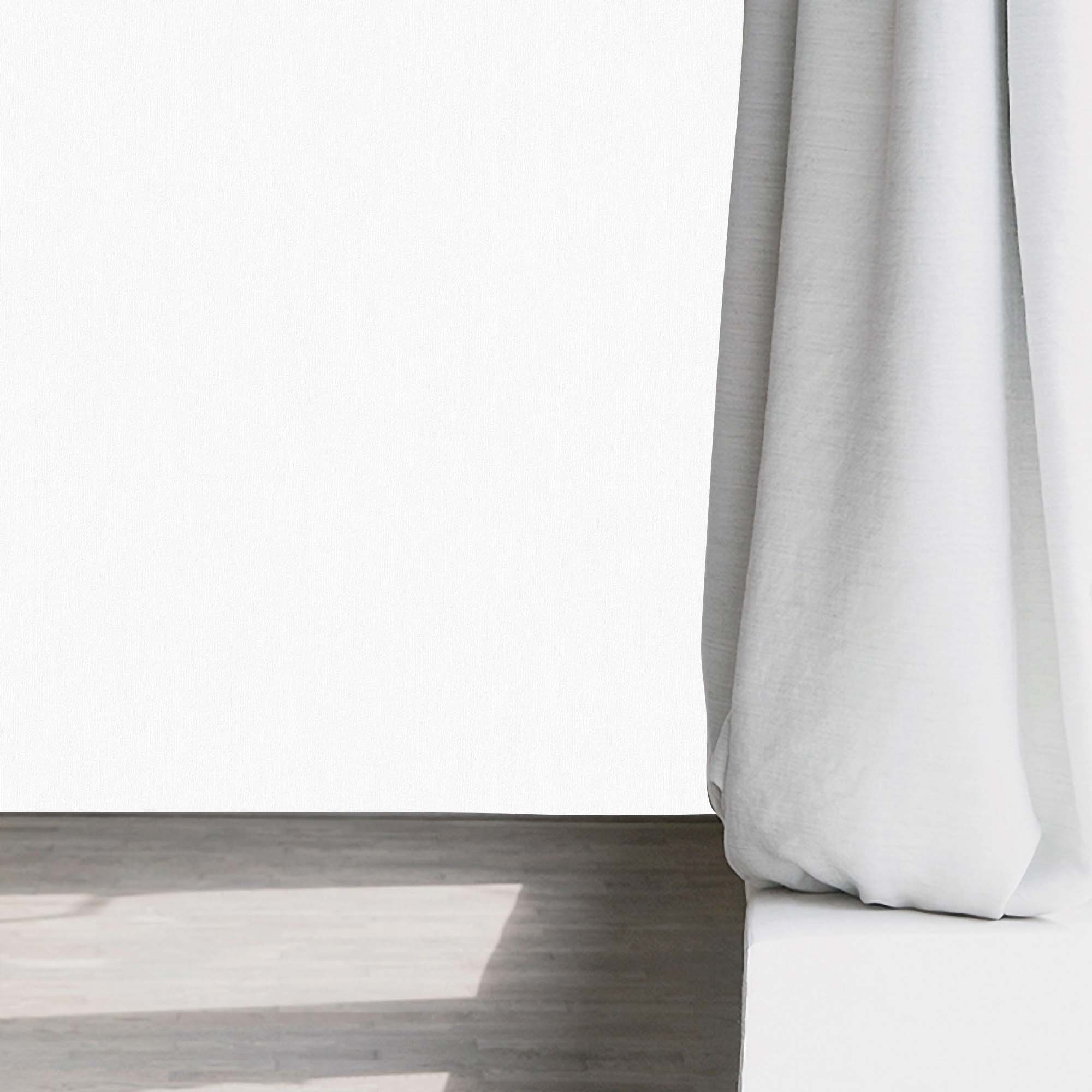 Textured Wallpaper Solid in White