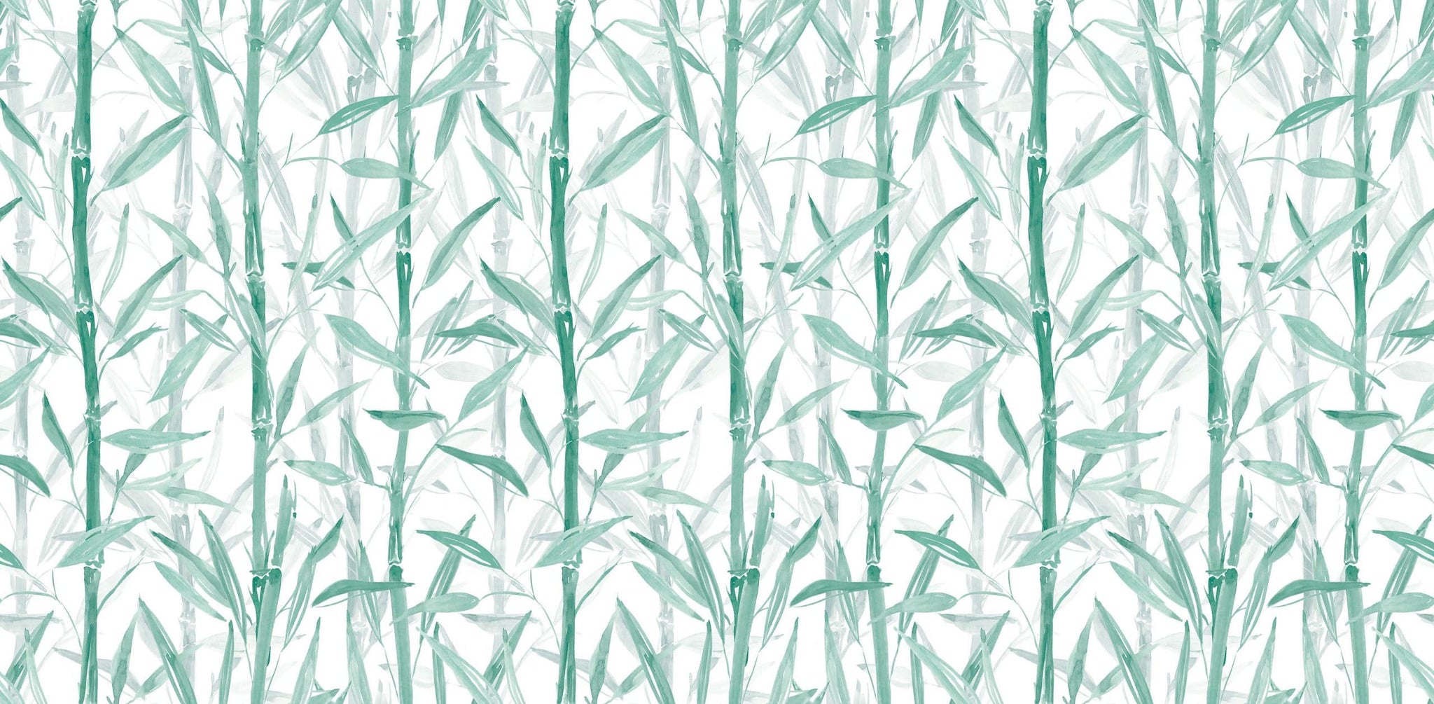 Textured Wallpaper Floral in Green