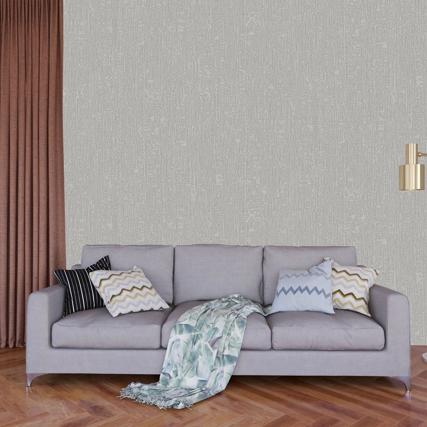 Textured Wallpaper Plastered|Grunge|Abstract in Grey