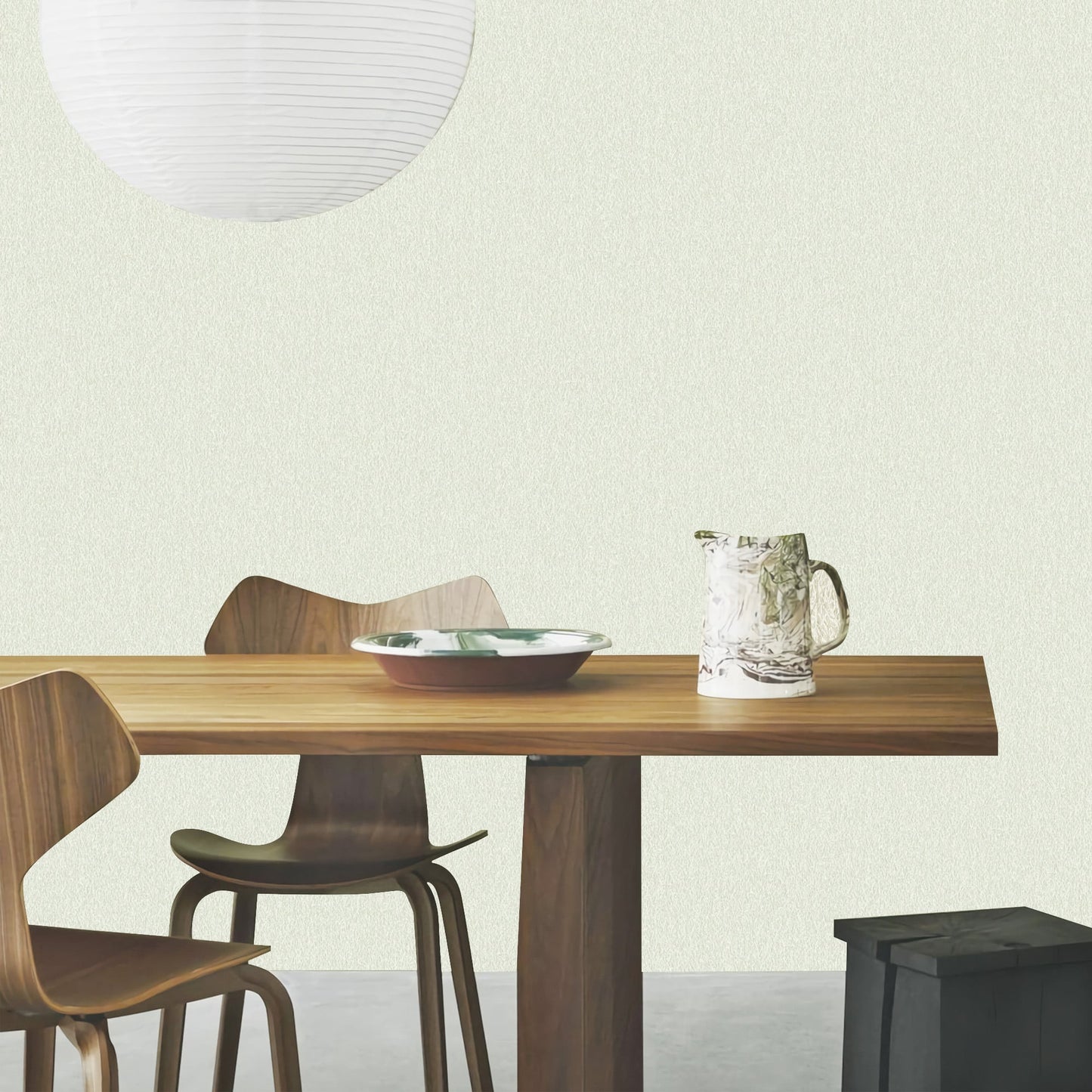 Textured Wallpaper Plastered|Grunge|Abstract in Light Green