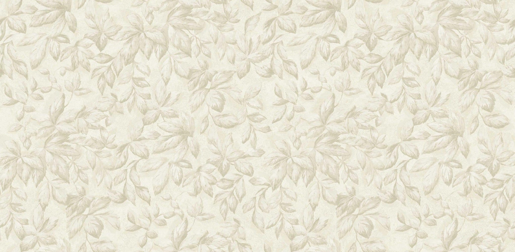 Textured Wallpaper Floral in Beige